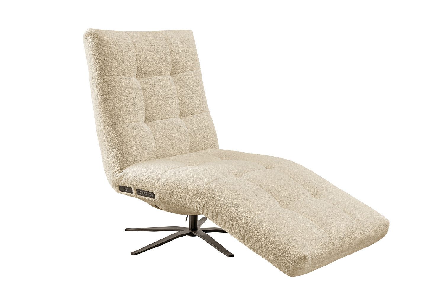 KAWOLA Relaxliege LETICIA, motorisch verschiedene Bezüge und Farben