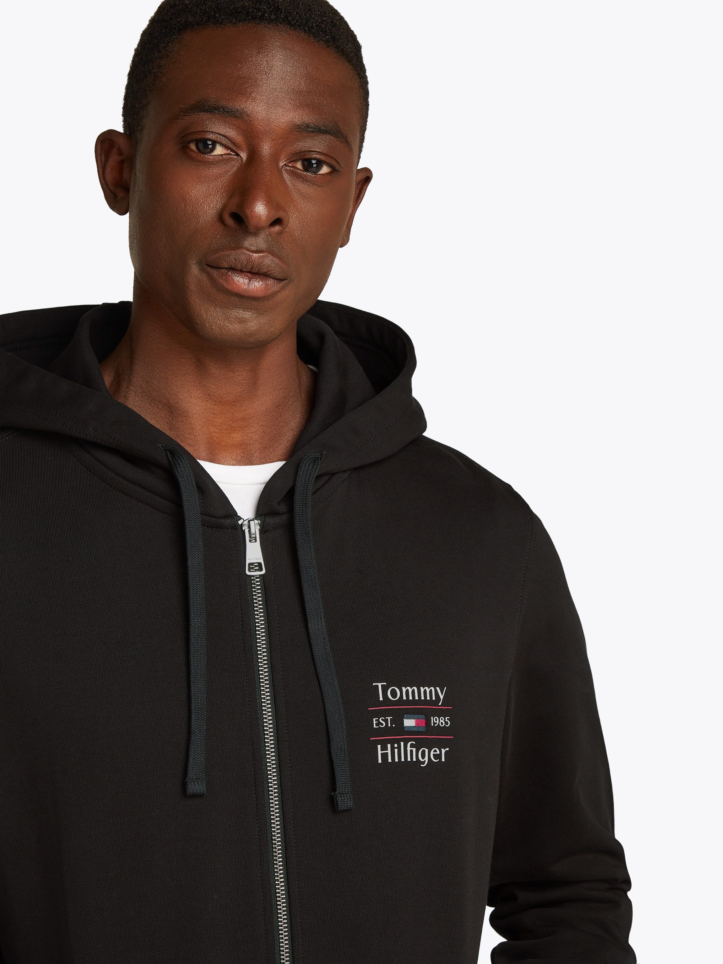 Tommy Hilfiger Kapuzensweatjacke HILFIGER STACK HOODY günstig online kaufen