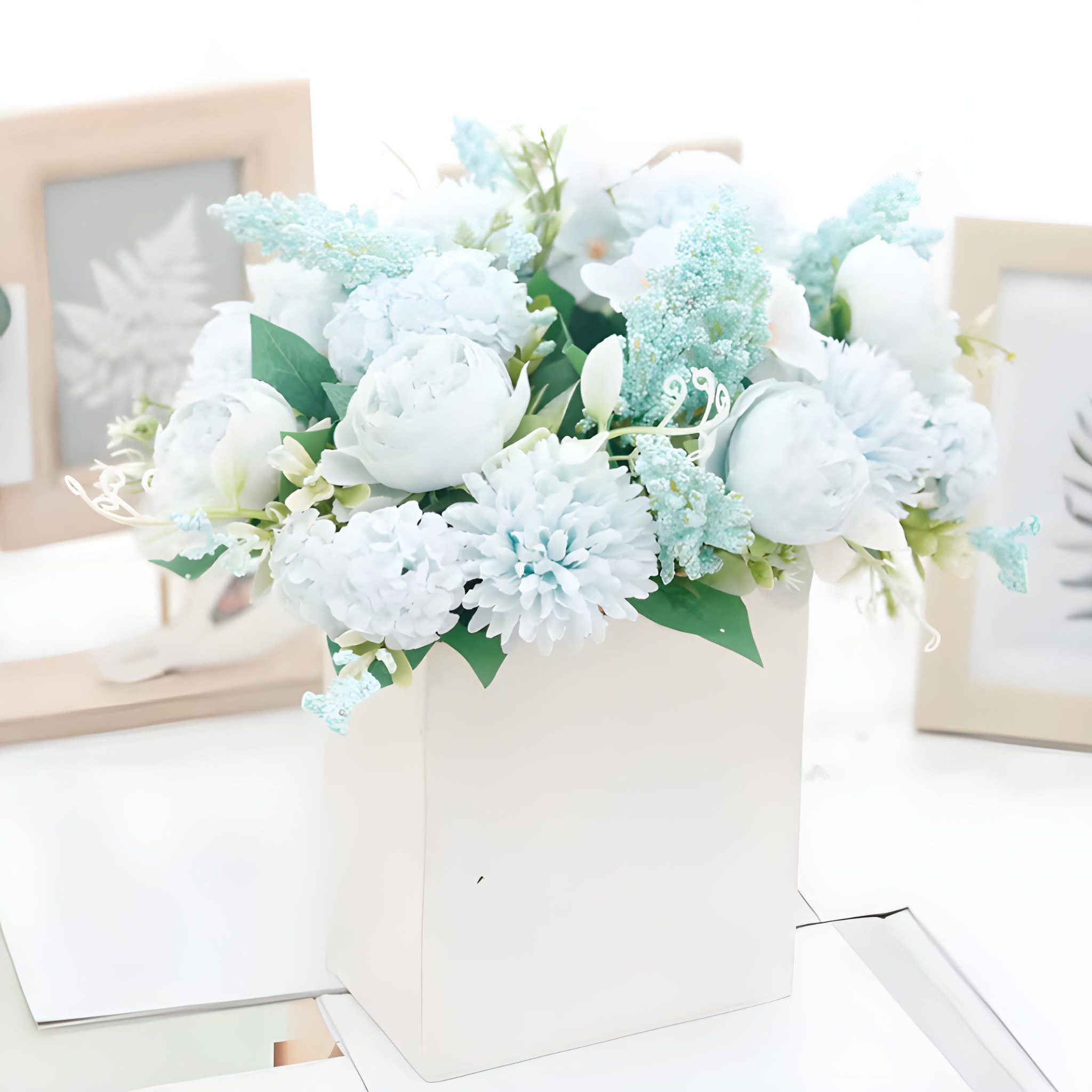 Kunstblumenstrauß Kunstblumenstrauß aus Seidenblumen – Kunstrosen, günstig online kaufen