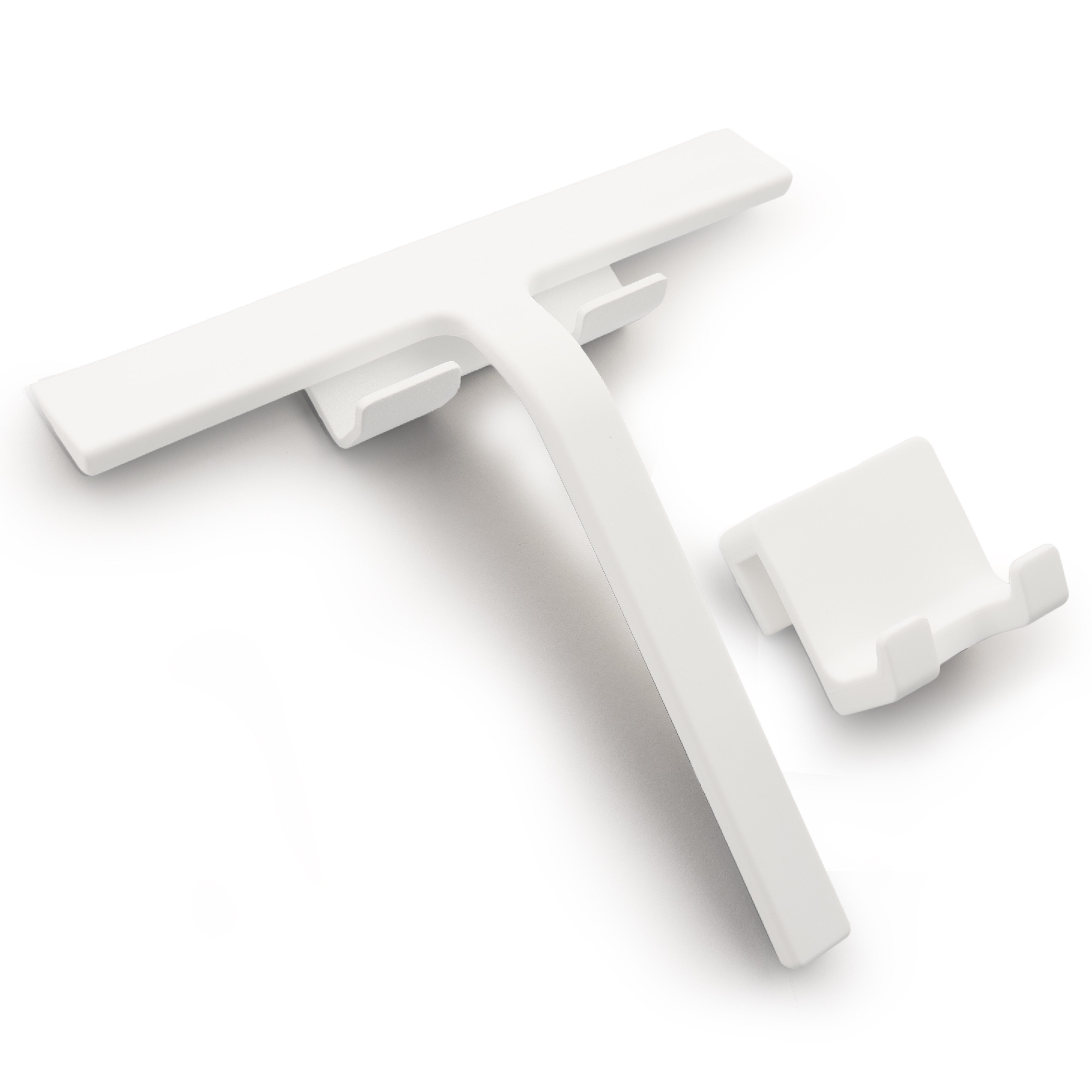 Designfabrik Hamburg Duschabzieher, 23 cm Breite, Silikonummantelt, inklusive 2x Halterung