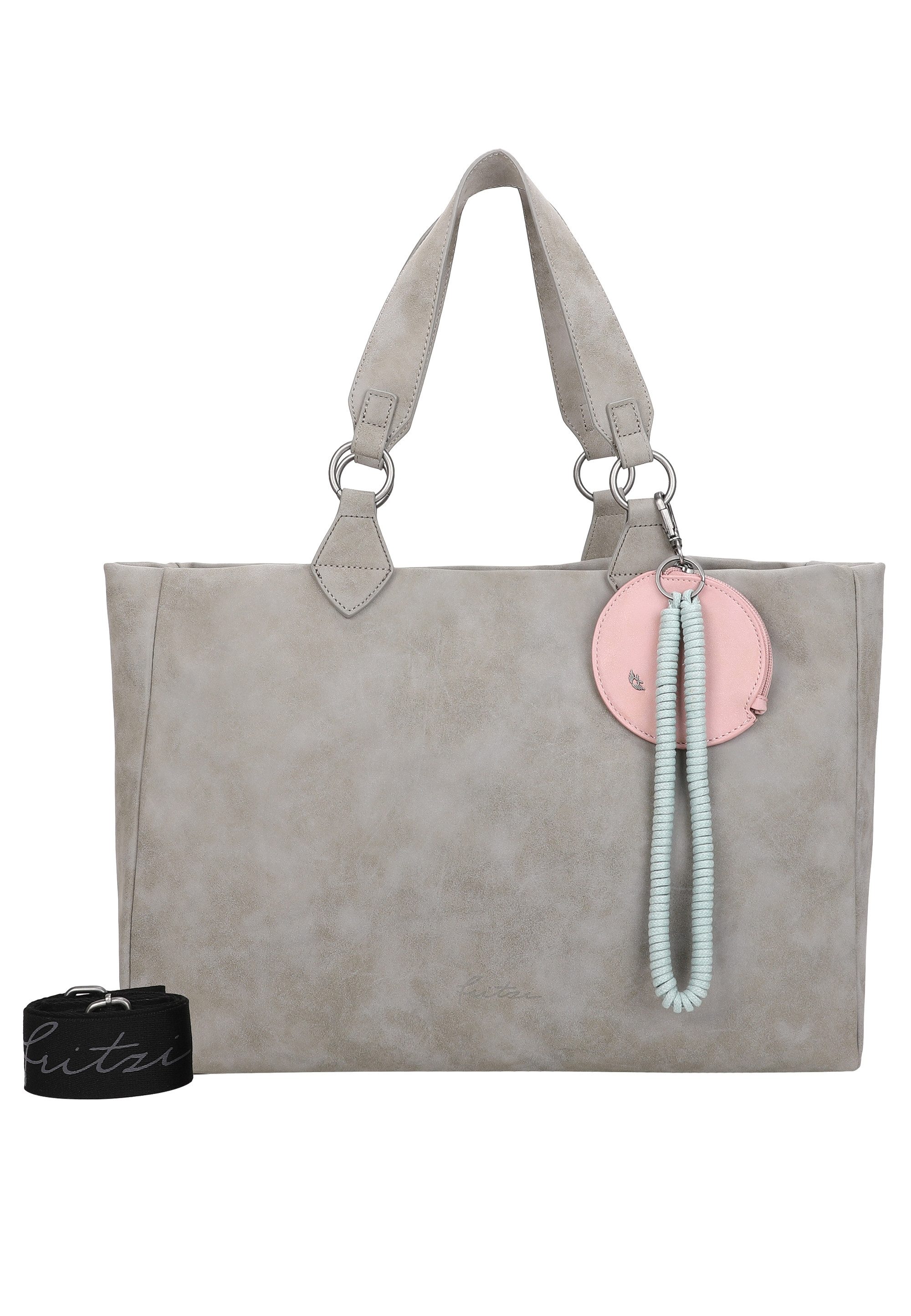 Fritzi aus Preußen Henkeltasche Izzy Vintage, mit Taschen-Anhänger und Schlüsselschlange