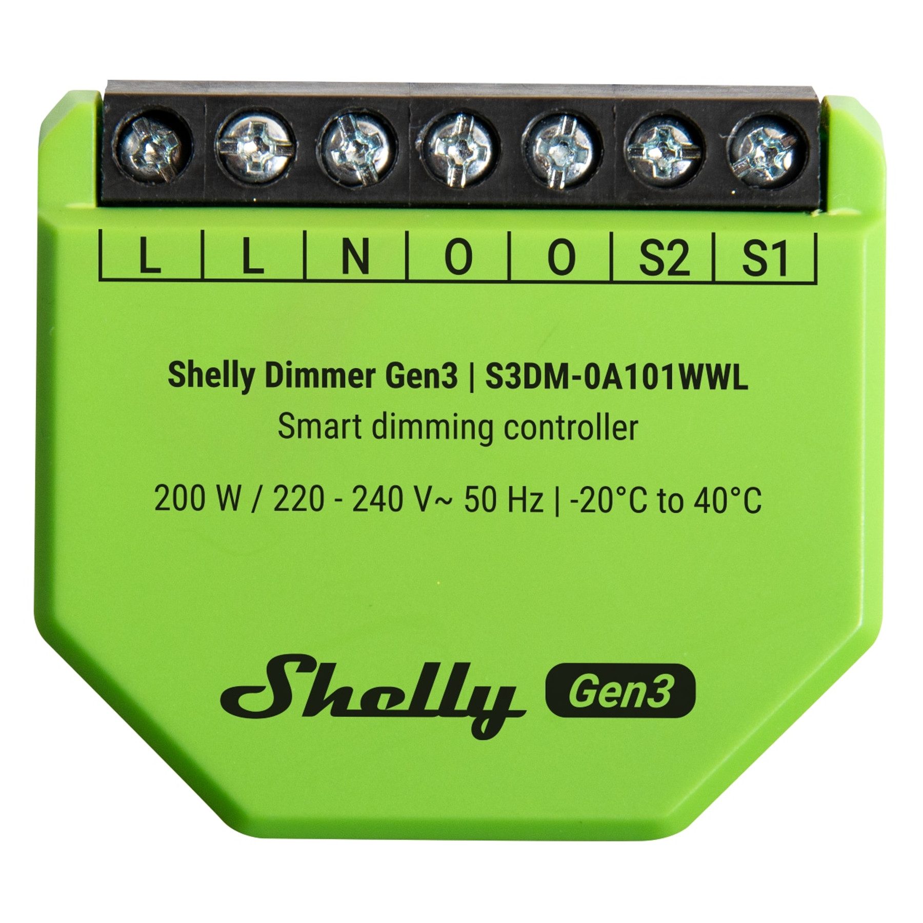 Shelly SHELLY Unterputz-Dimmer Gen3 Smarter Lichtschalter