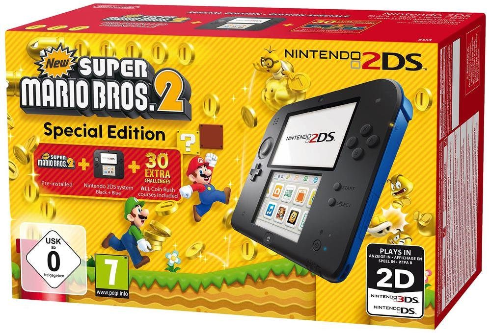 Nintendo 2DS Konsole für 3DS, DS Spiele, limited Modelle zur Auswahl