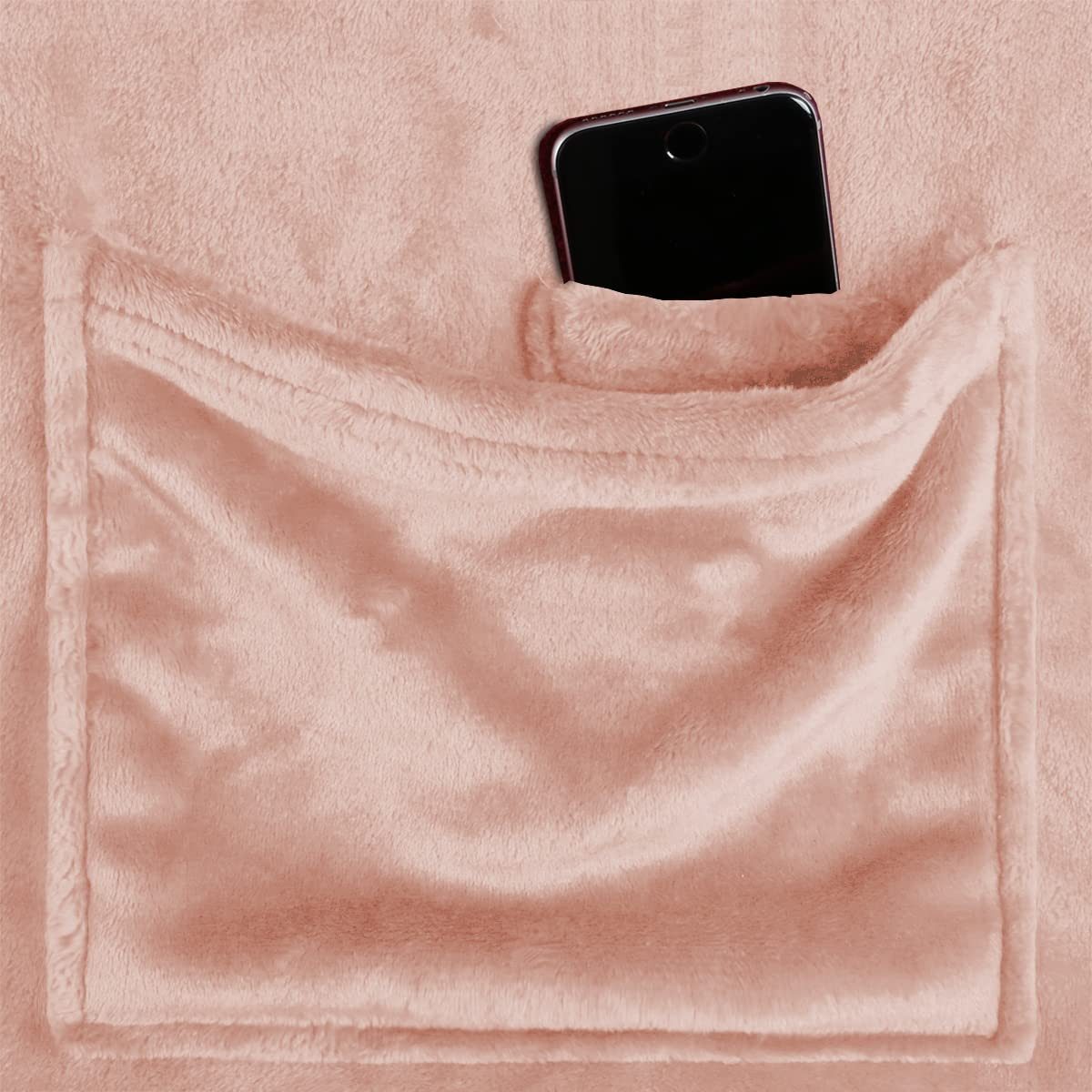 Wohndecke flauschige, tragbare Kuscheldecke mit Ärmeln günstig online kaufen