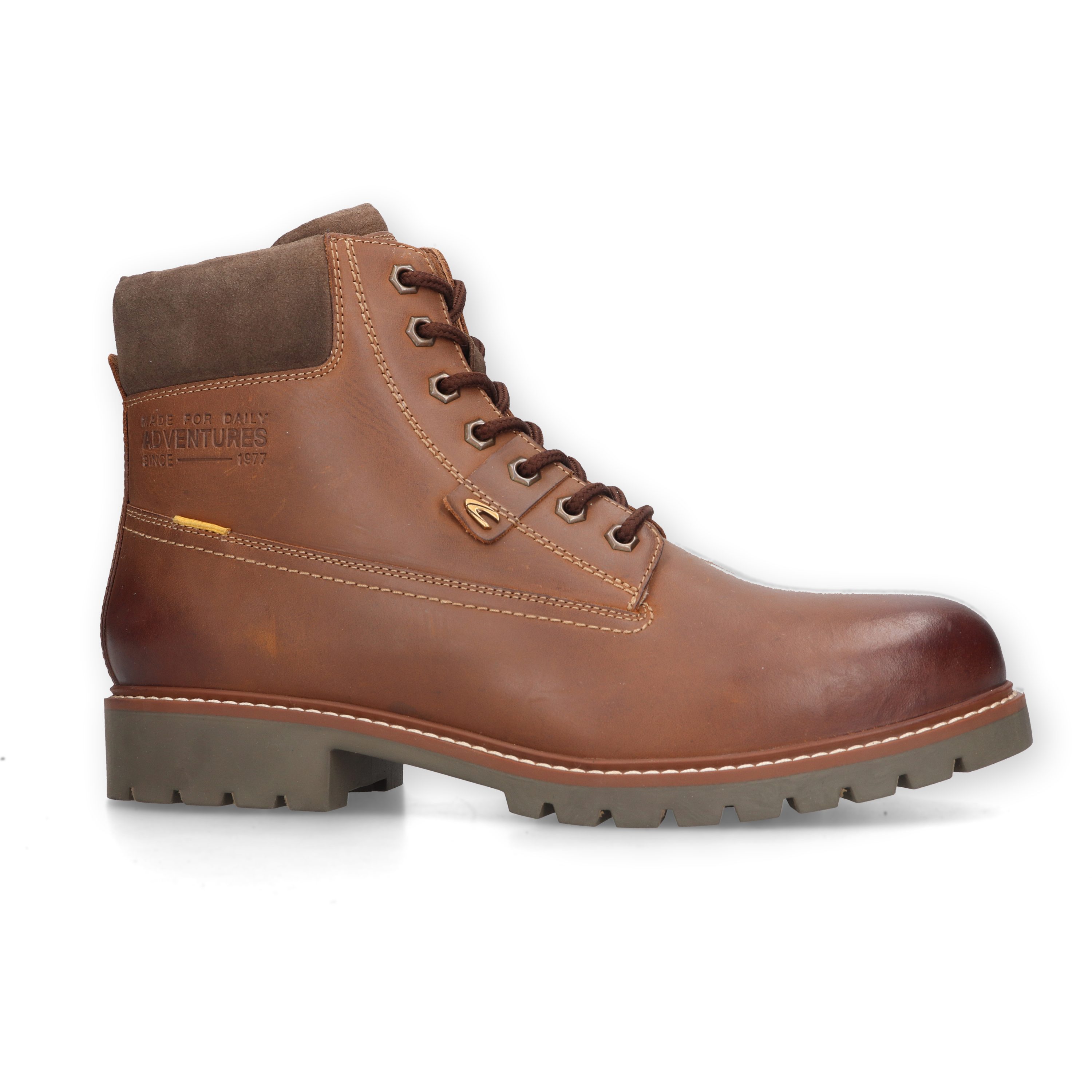 camel active Schnürboots Schnürstiefel, Boots mit softem Schaftrand