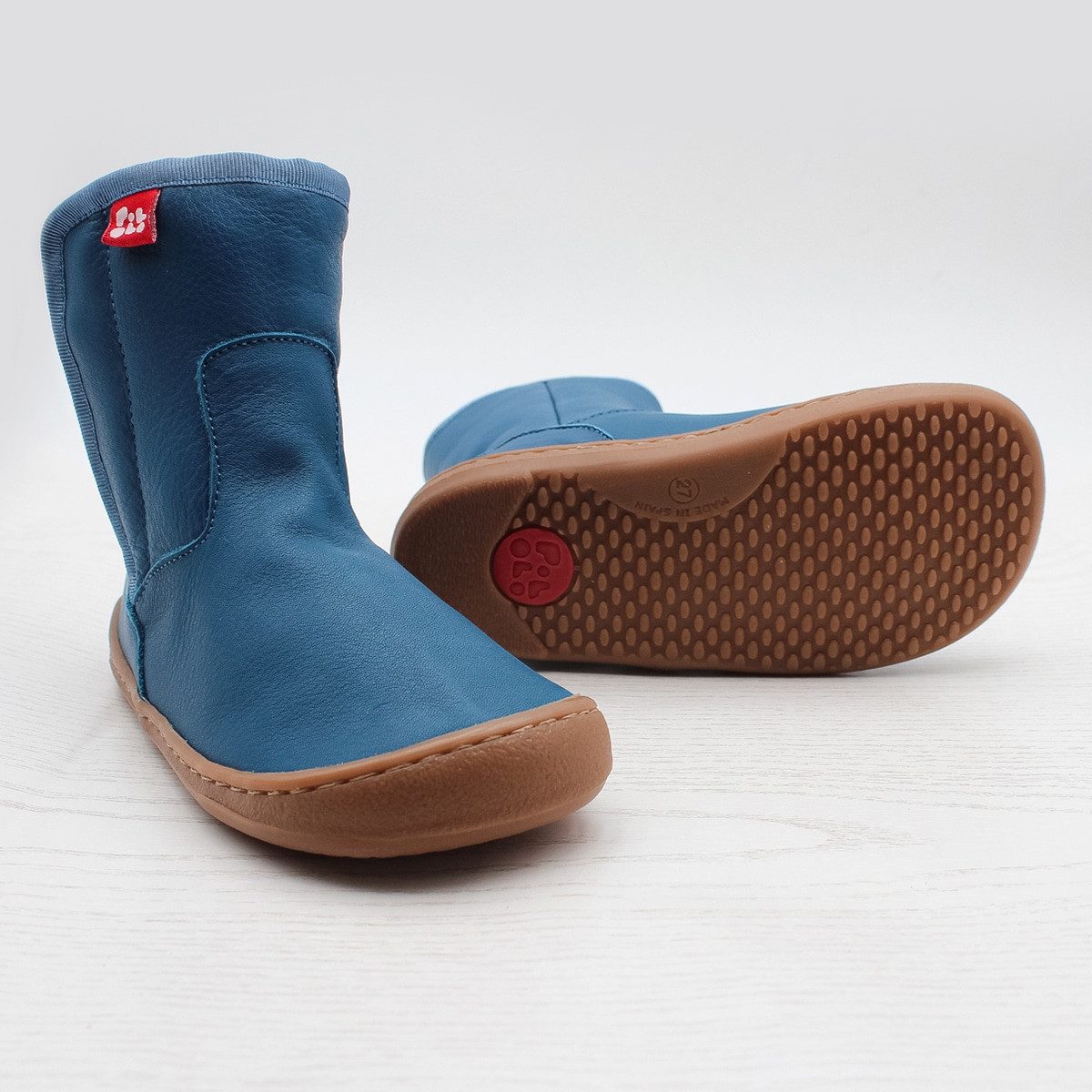 POLOLO Kinderstiefel Polar, gefütterter Barfußschuh mit Bio-Wolle