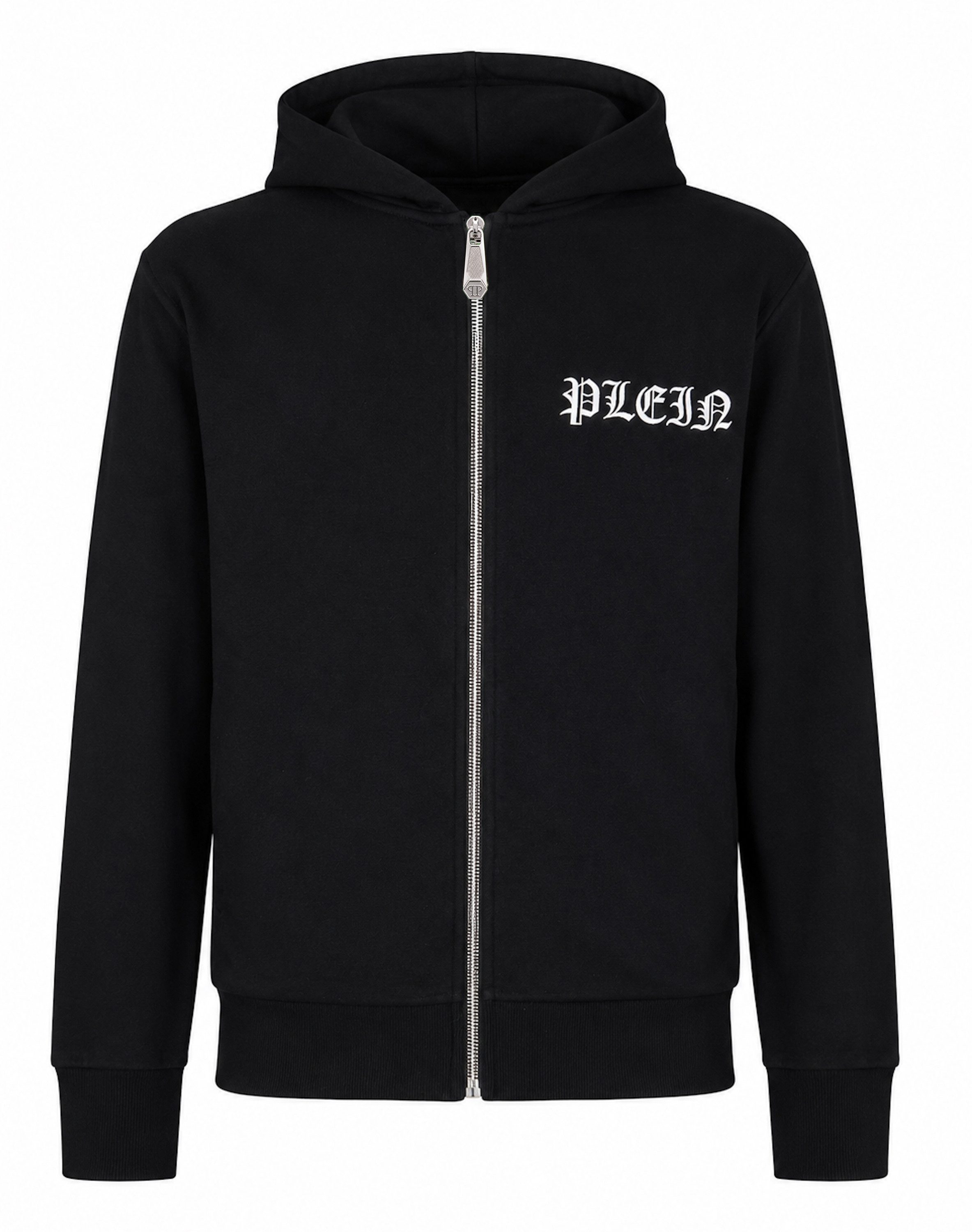 PHILIPP PLEIN Kapuzensweatjacke Skull Mit Schmucksteinen