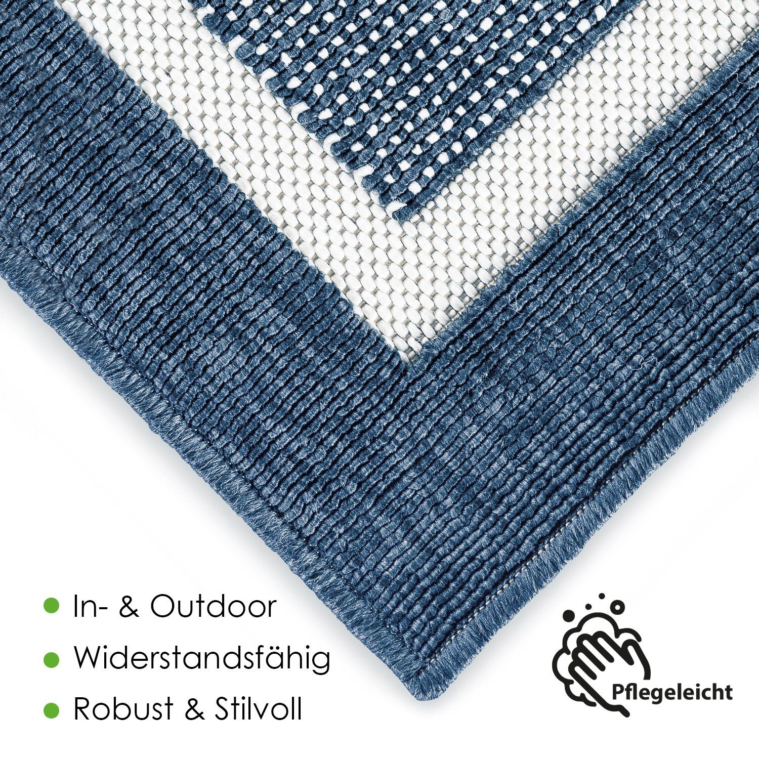 Rikmani Outdoorteppich Outdoor Teppich SAW, FRAME, BRAID – Bild 4 von 5