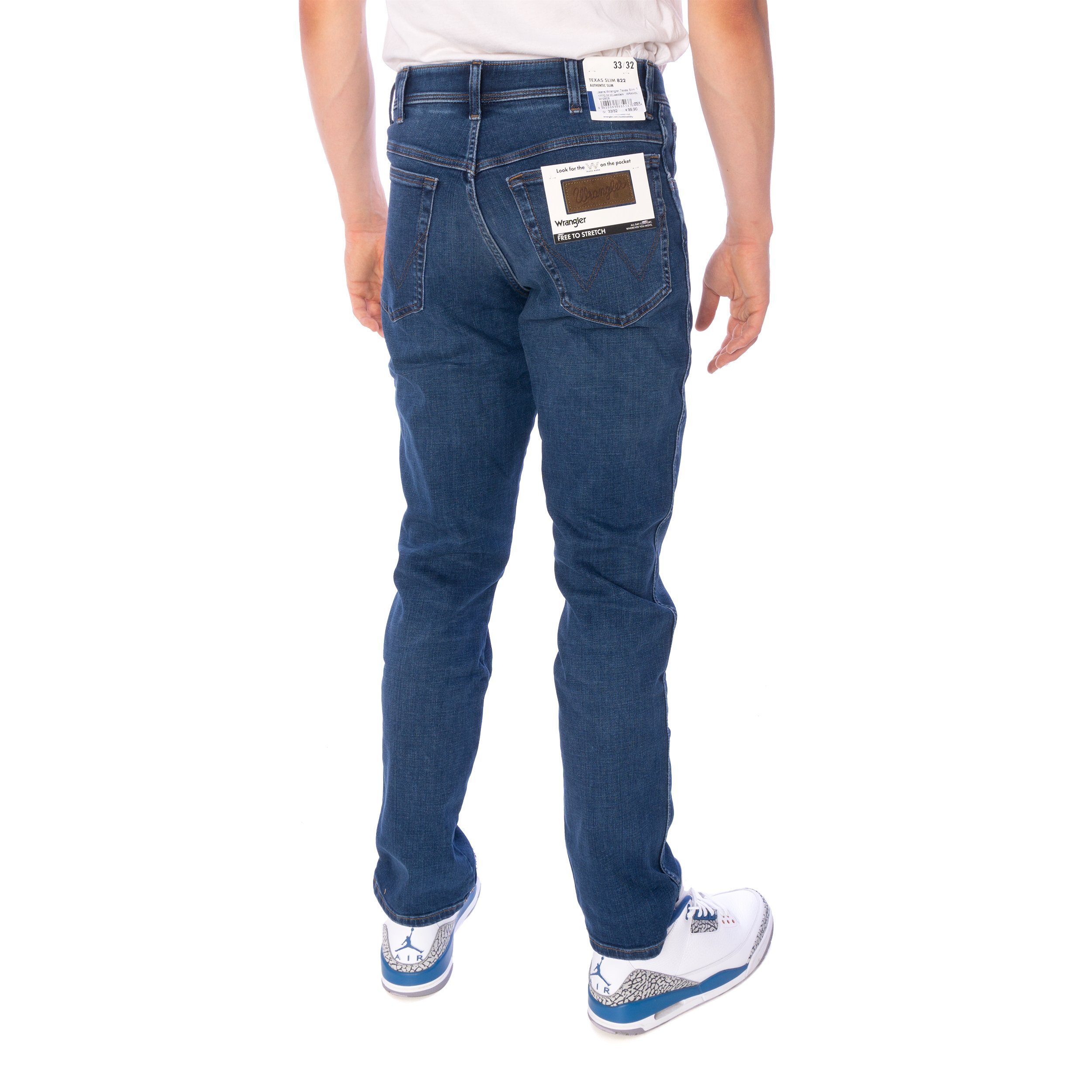 Wrangler Slim-fit-Jeans Jeans Wrangler Texas Slim Rodeo Bull (1-tlg) günstig online kaufen