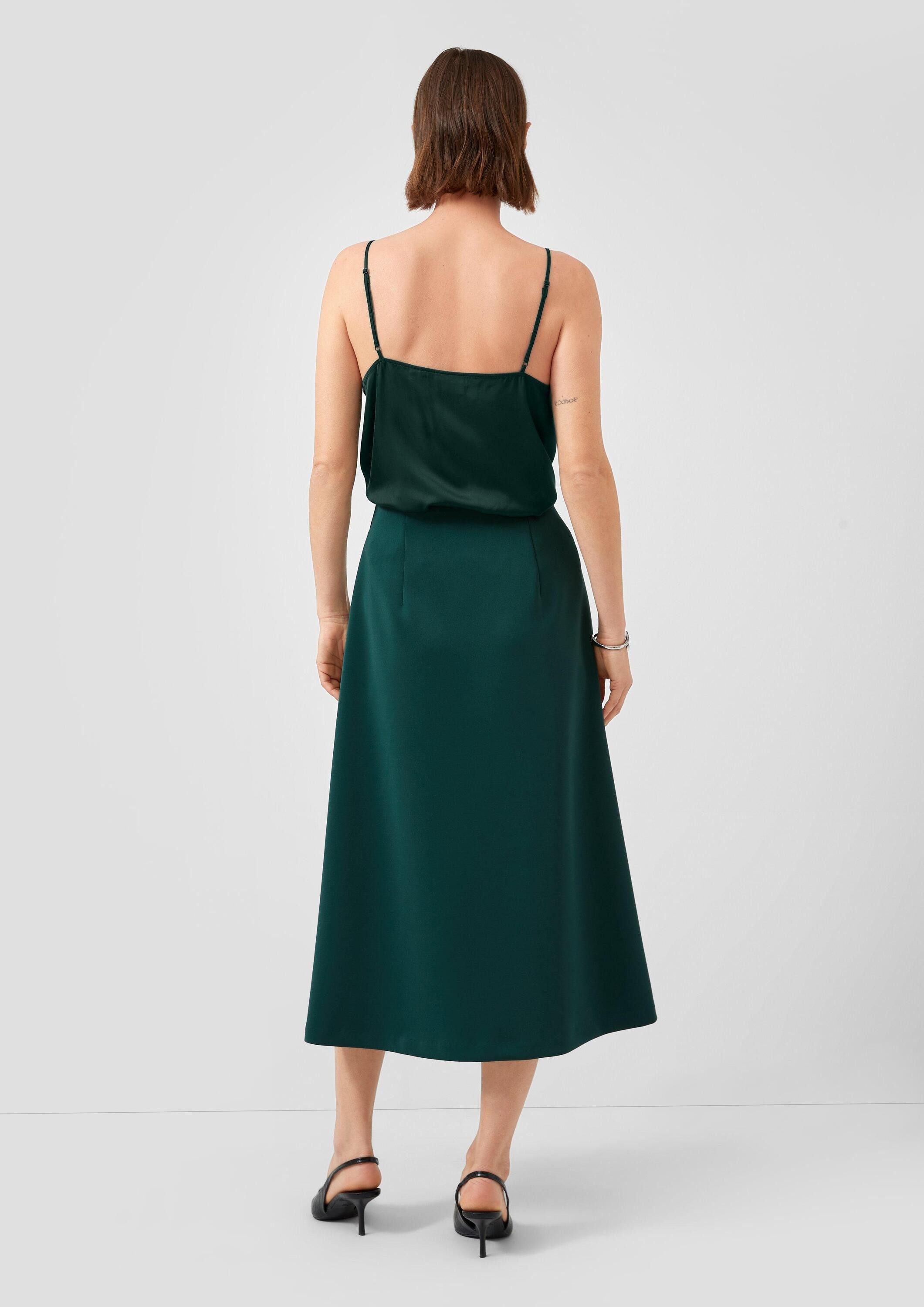 s.Oliver Blusentop Bluse Satin-Top mit längenverstellbaren Spaghettiträgern