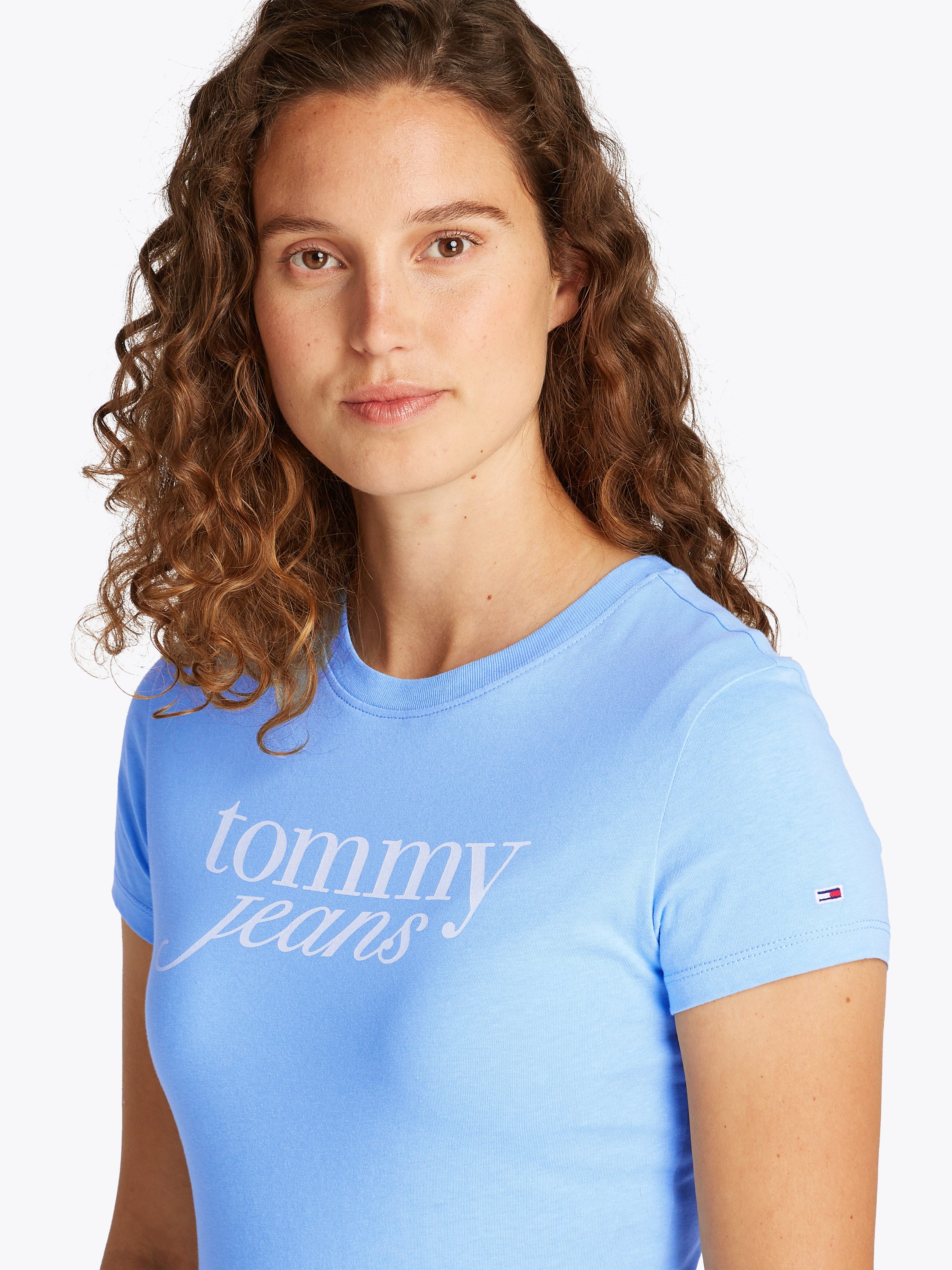 Tommy Jeans T-Shirt mit Logodruck auf günstig online kaufen
