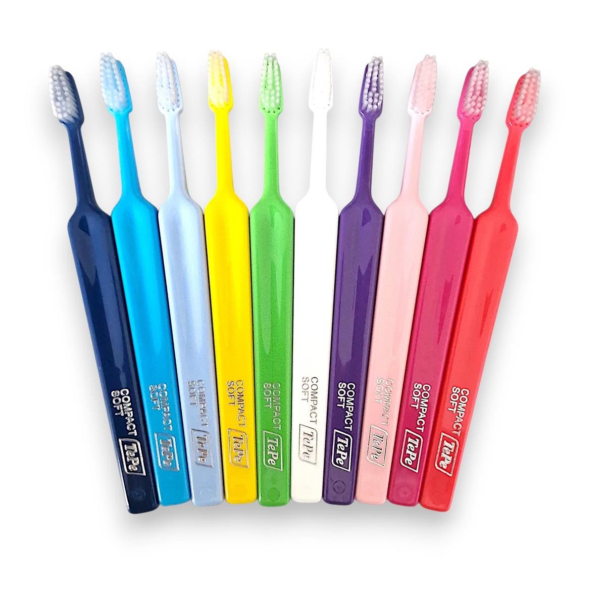 TePe Zahnbürste 10x TePe Select compact Zahnbürste Soft - kleinere Zahnbürste