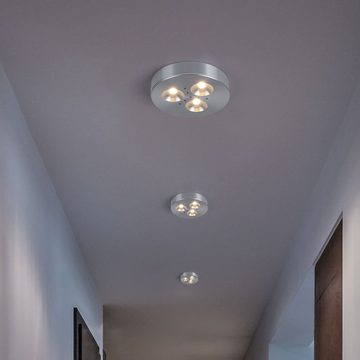 etc-shop LED Einbaustrahler, LED-Leuchtmittel fest verbaut, Warmweiß, 6er Set LED Möbel Einbau Strahler Arbeits Zimmer Schrank Aufbau Decken