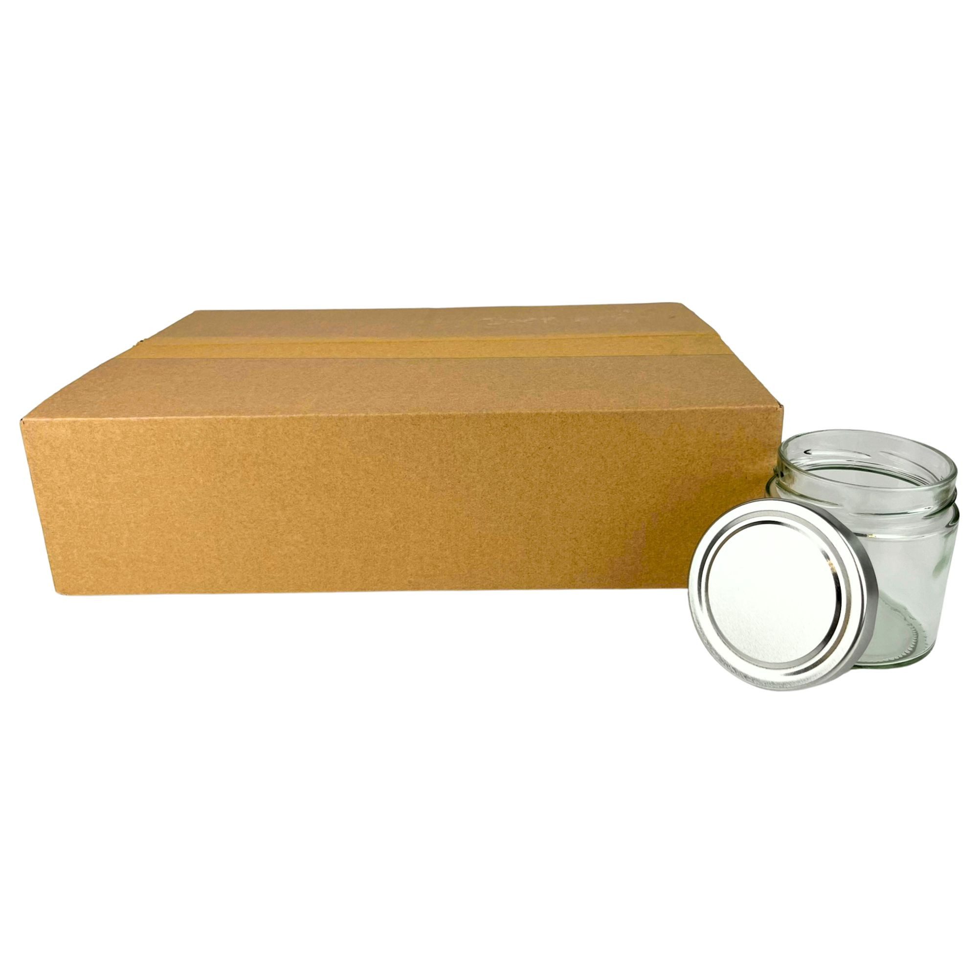 BIENEN SCHMIDT Honigglas 52x DEEP Twist Off Honigglas 500 g Rundglas Стекло für Honig, (52 Stk), Sturzglas, Einmachglas, Einweckglas, Marmeladenglas, TO 82mm