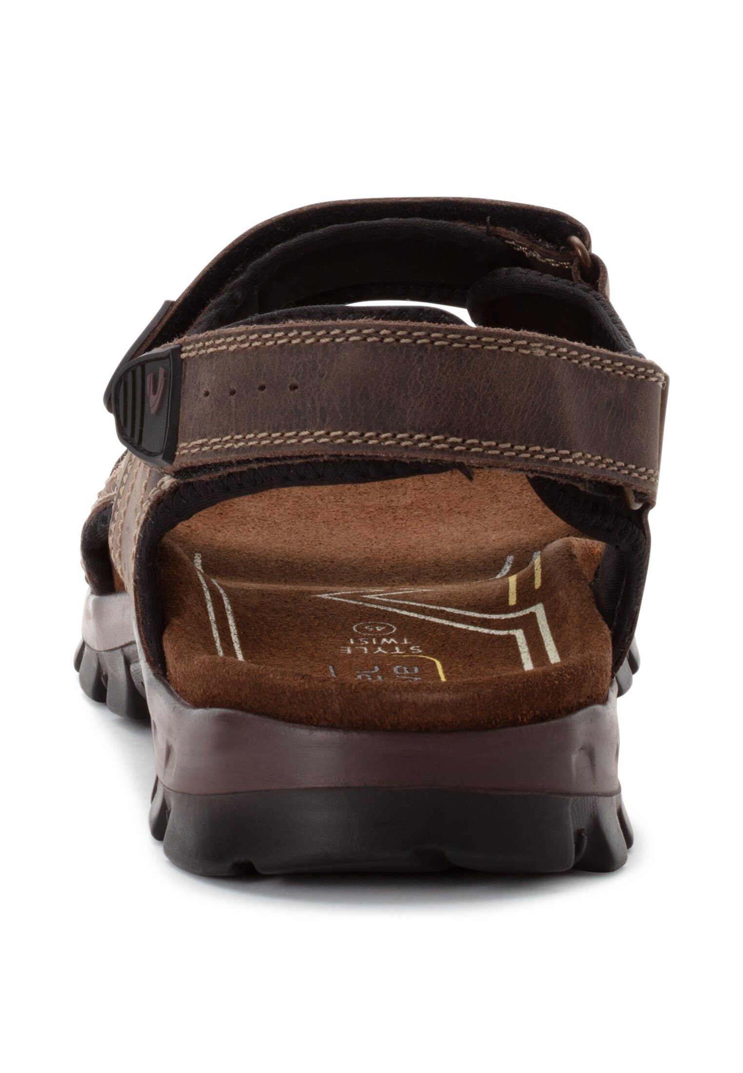 camel active aus perforiertem Leder Sandale