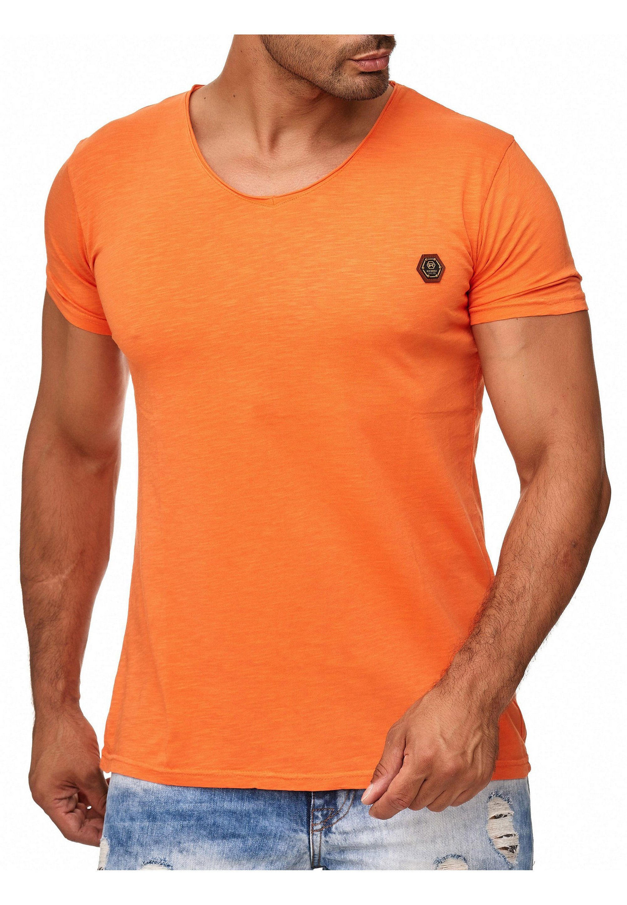 RedBridge T-Shirt Houston in lässigem Design orange