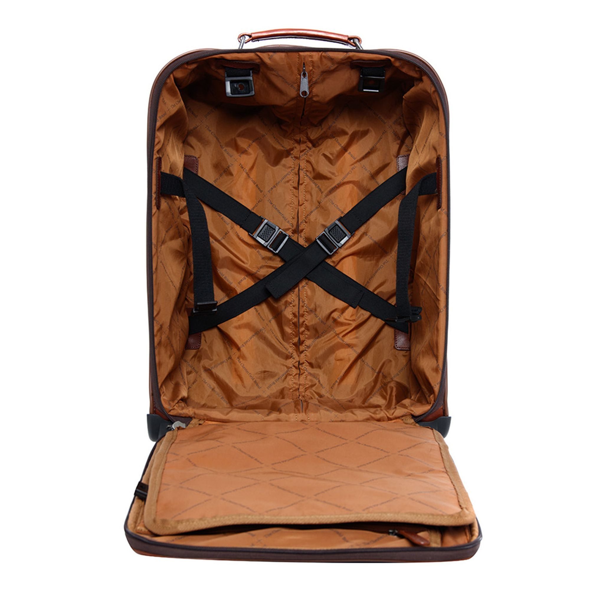 The Chesterfield Brand Handgepäck-Trolley San Marino, 4 Rollen, Leder