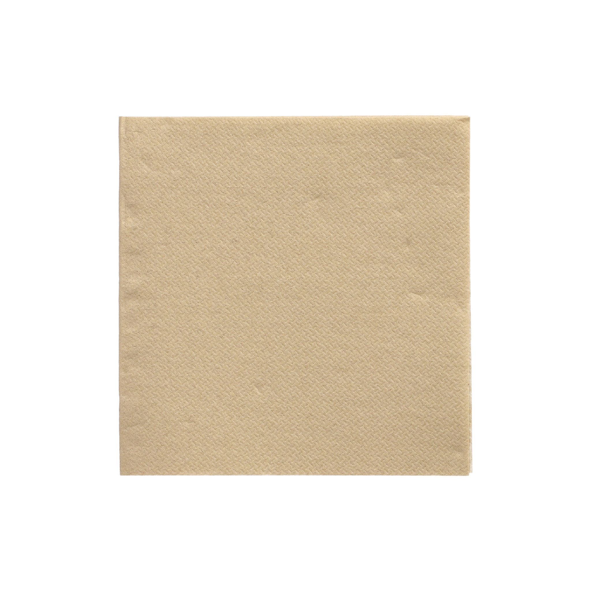 PAPSTAR Papierserviette, Servietten Papier 24x24cm 2-lagig 1/4-Falz 150 Stk. "DAILY" Serie Sand