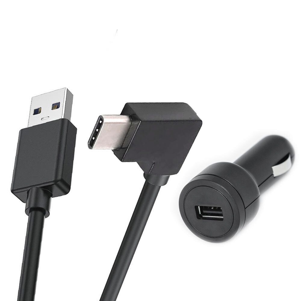 TomTom USB-Autoladegerät inklusive USB-A zu USB-C Kabel USB-Ladegerät