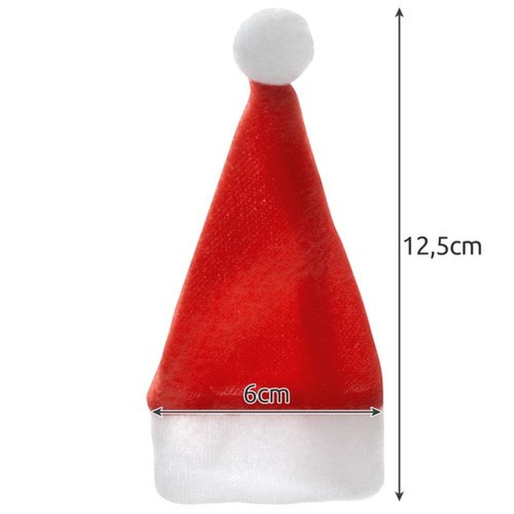 Ruhhy Besteckkoffer Besteckhalter Hütchen Weihnachten (12-tlg), 12 Personen, Polyester, macht jede Mahlzeit festlich und einzigartig