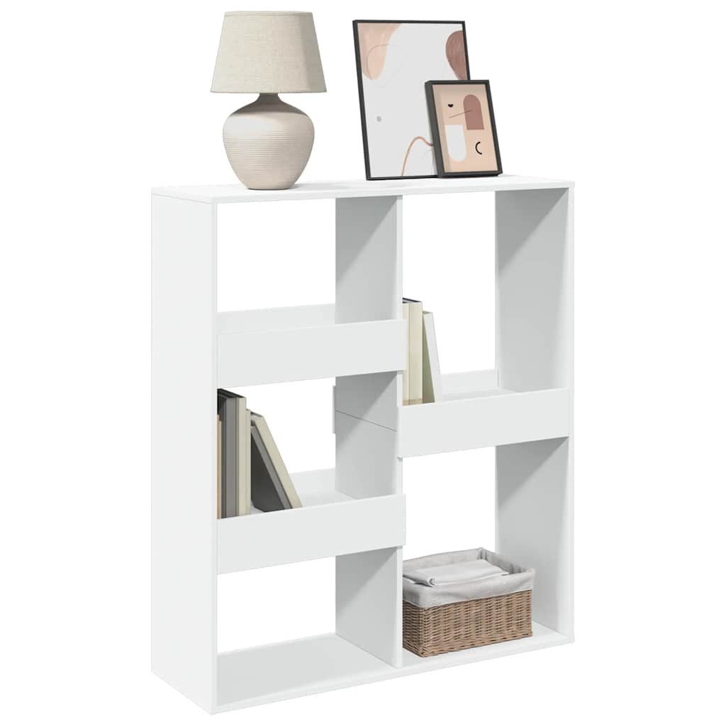 vidaXL Bücherregal Bücherregal/Raumteiler Weiß 100x33x115 cm, 1-tlg. – Bild 3 von 5