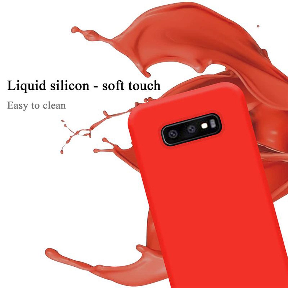 Cadorabo Handyhülle für Samsung Galaxy S10e Hülle Samsung Galaxy S10e, Flexible Hülle TPU Silikon Schutzhülle Back Cover Case