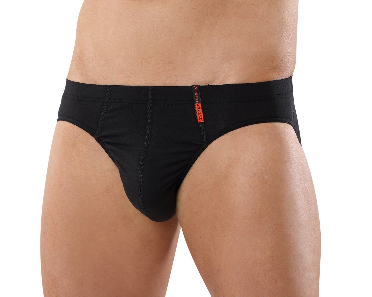 Albert Kreuz Slip Slip Herren Doppelpack atmungsaktiv eng anliegend (1-St)