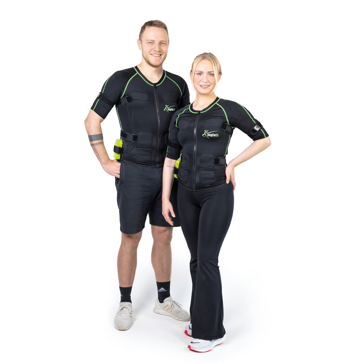 eaglefit® EMS-Gerät EMS VEST Komplettsystem Oberkörper-Training mit 18 Elektroden