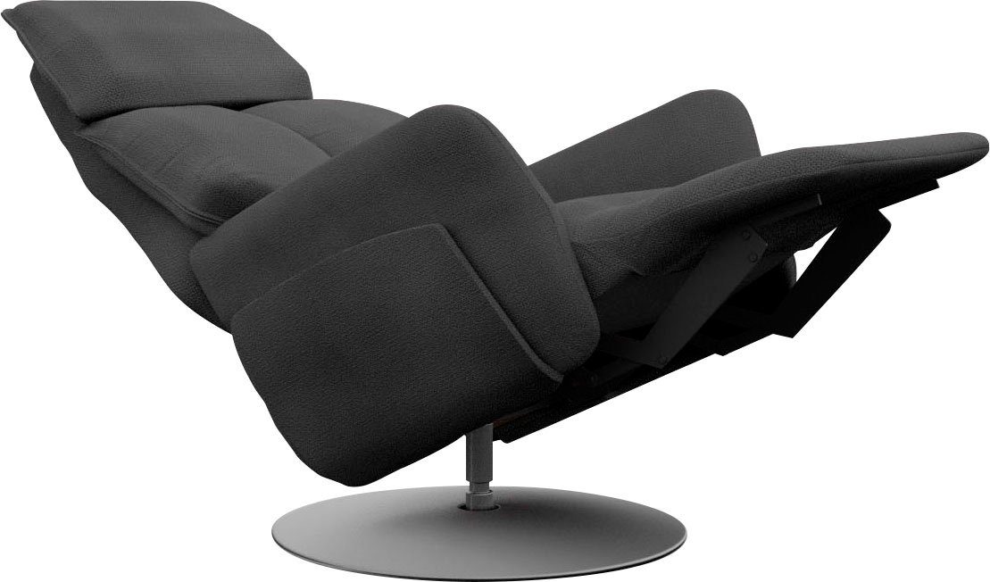 10 S, trendline Größe Relaxsessel schwarz verstellbar, Thimo, 178 cm, ADA Aufstehhilfe XBO optional Liegefläche in mit