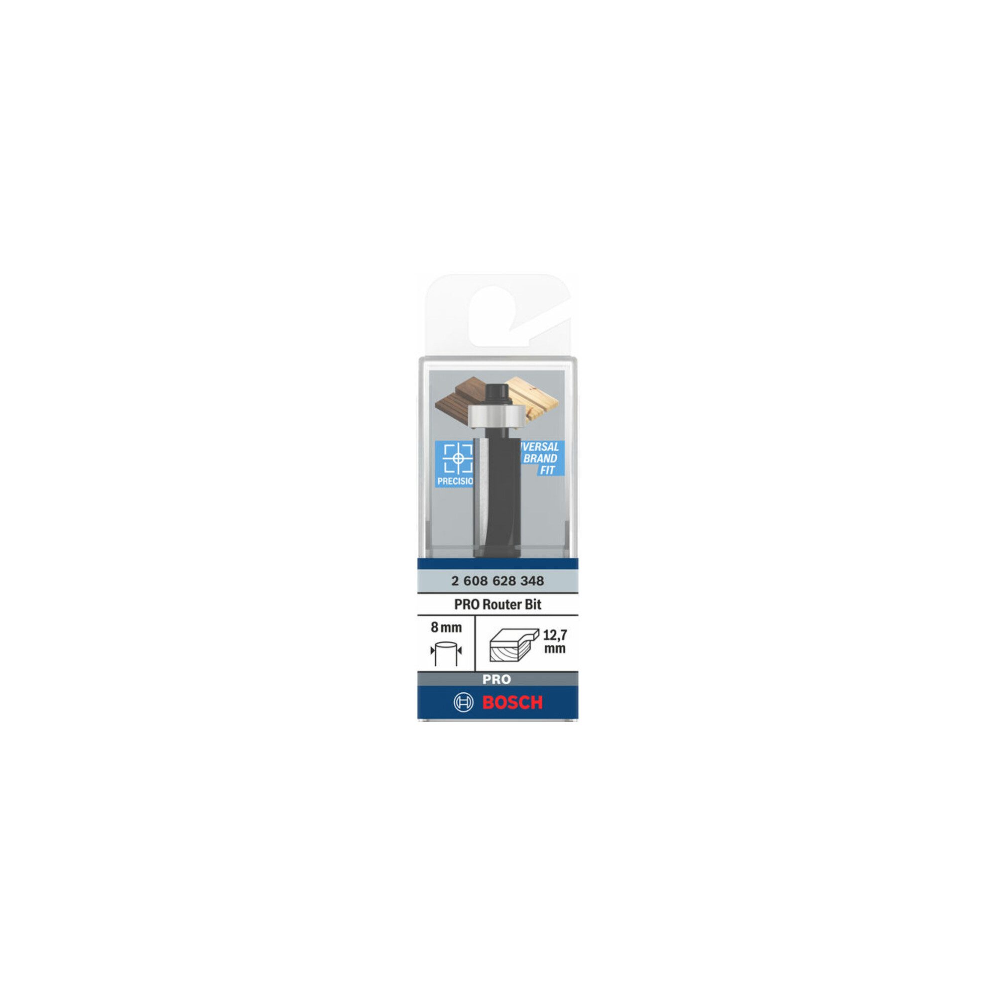 Bosch Professional Fräse Bosch Bündigfräser Standard for Wood 8 mm D1 12,7 mm L 25,4 mm G 68 mm