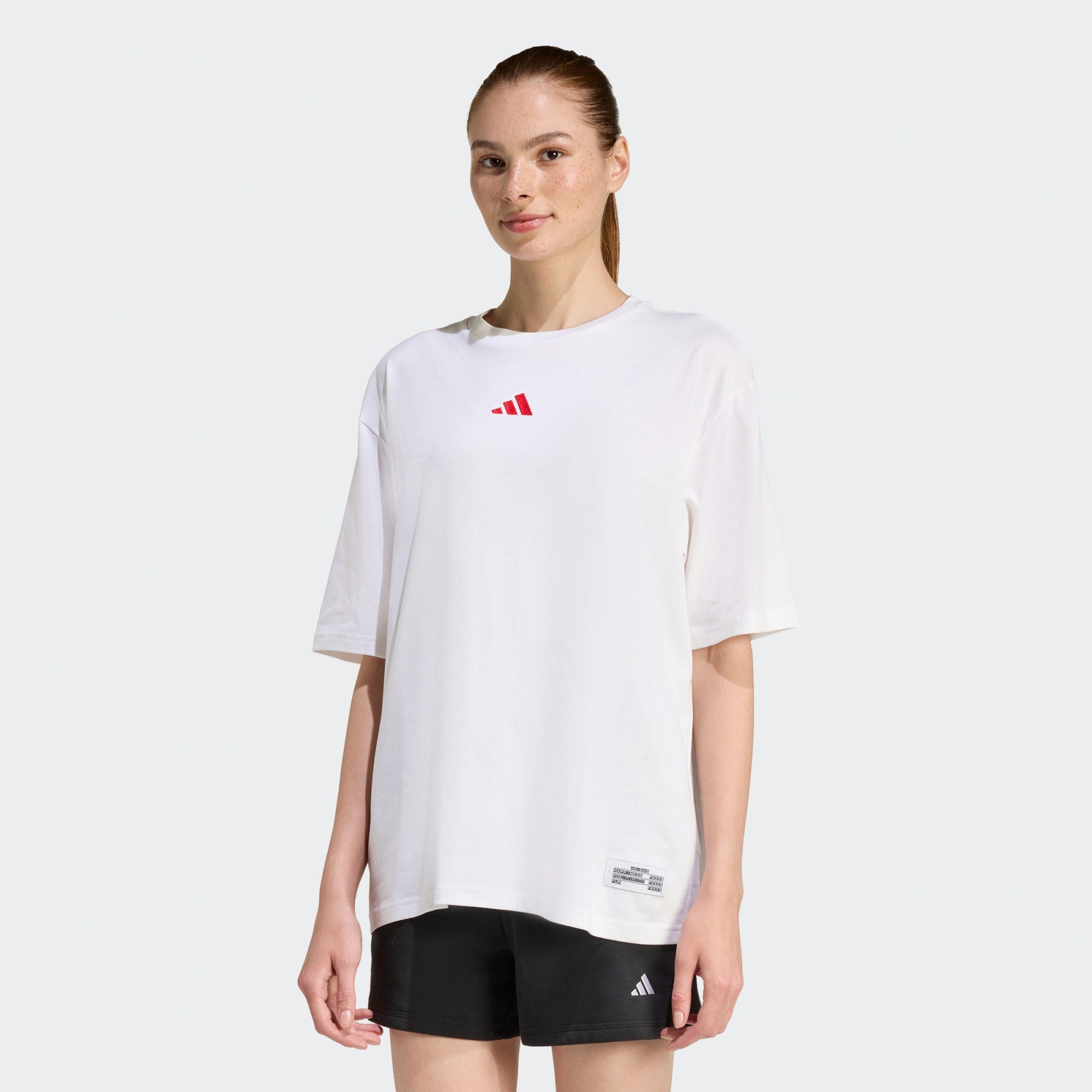 adidas Sportswear Oversize-Shirt MINI EMBROIDERY OVERSIZED GRAPHIC T-SHIRT (1-tlg)