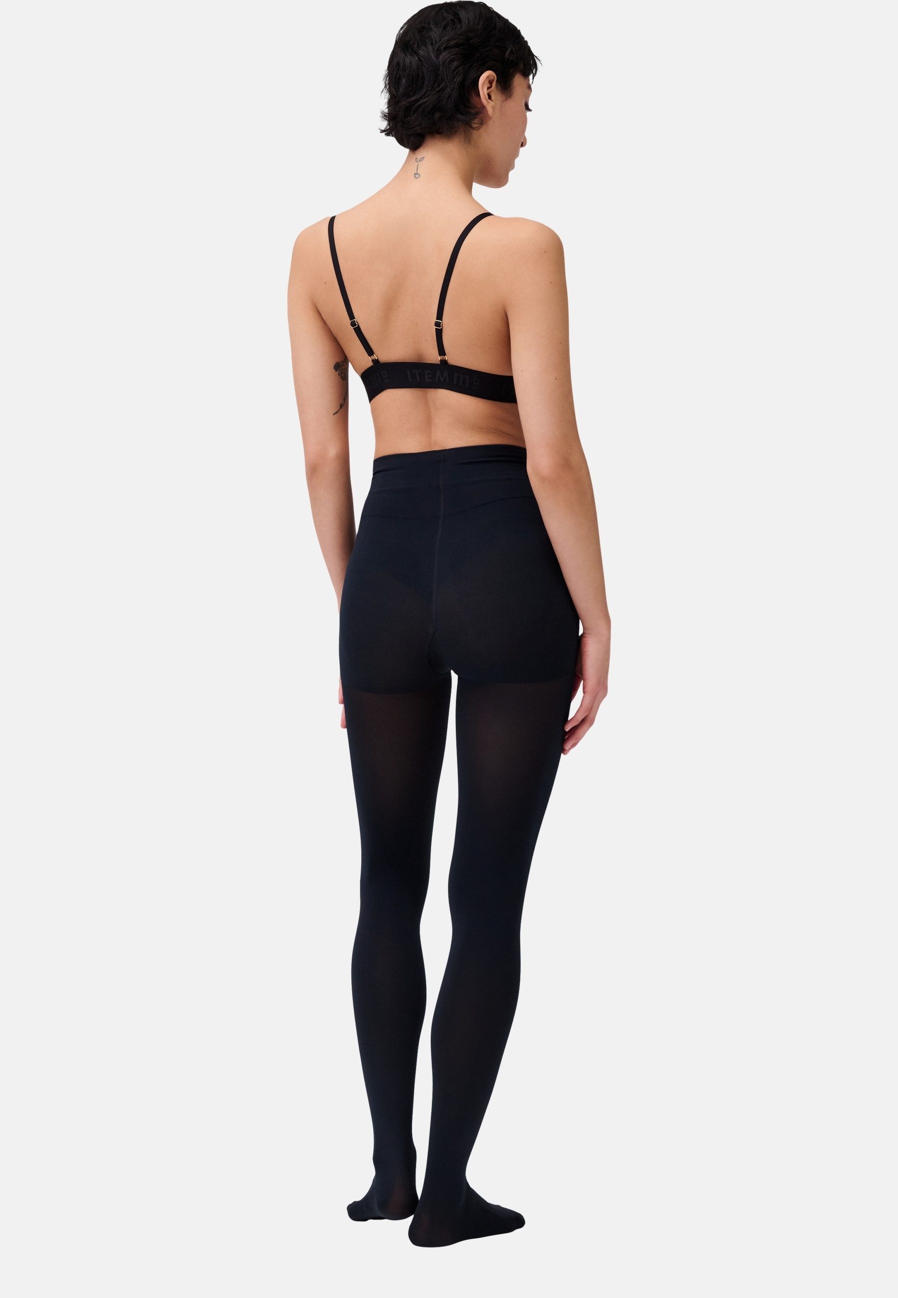 ITEM m6 Feinstrumpfhose OPAQUE CONSCIOUS Graduelle Kompression, extrabreiter Bund, recycelte Garne, supersoft