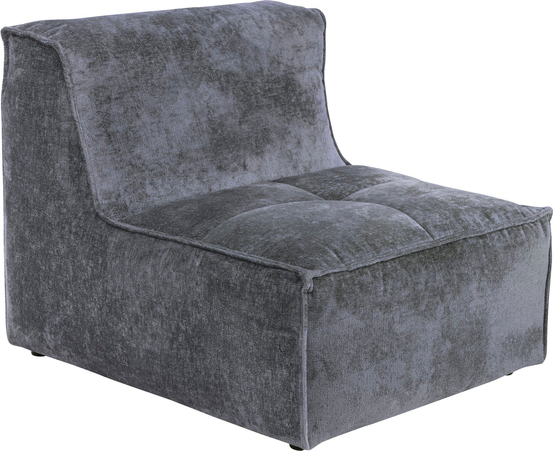 (1 separat St), dunkelgrau RAUM.ID Monolid Zusammenstellung Sofa-Mittelelement Modul als für oder verwendbar, individuelle