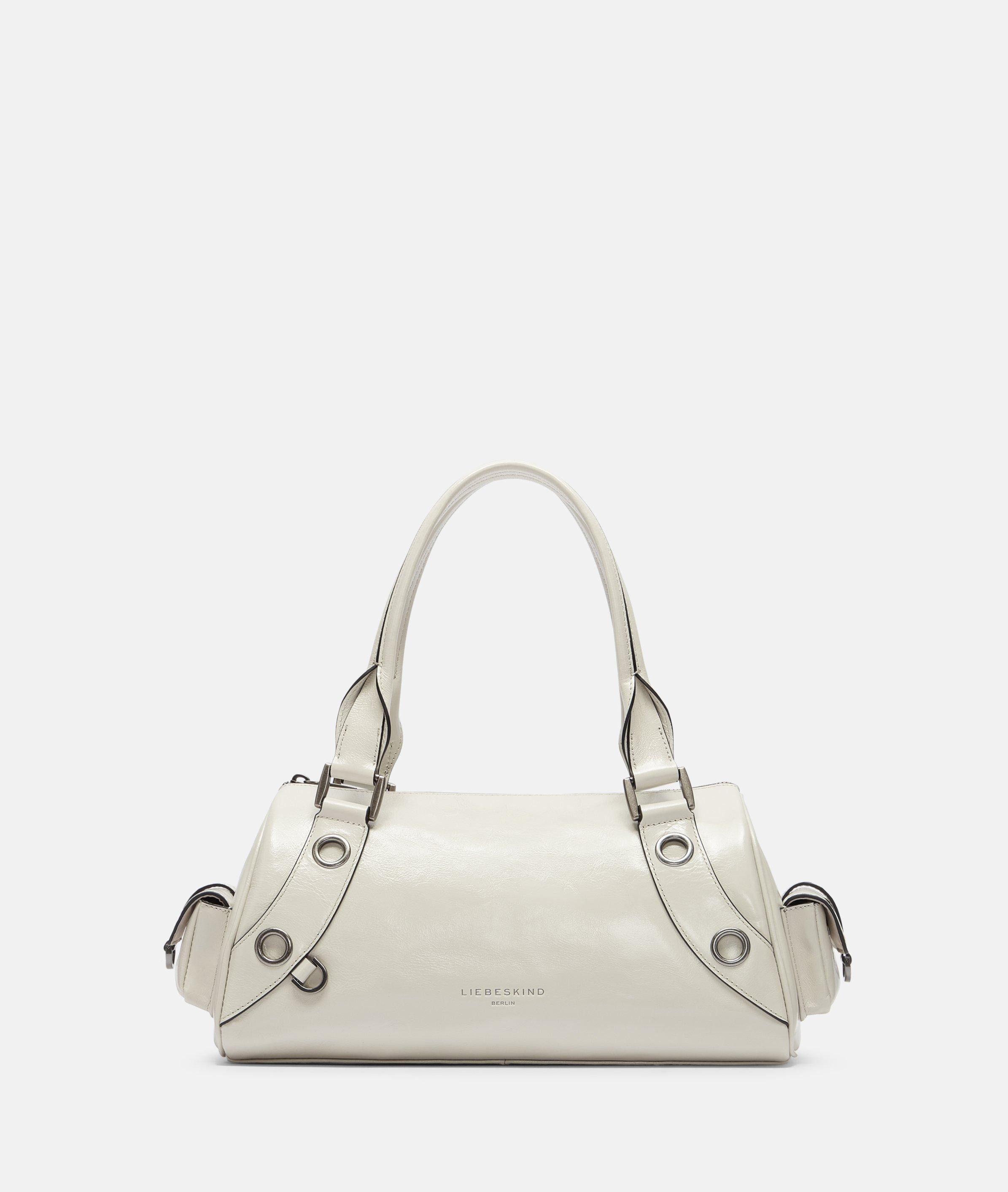 Liebeskind Berlin Handtasche Satchel, Mittelgroße Tasche aus Leder mit glos günstig online kaufen