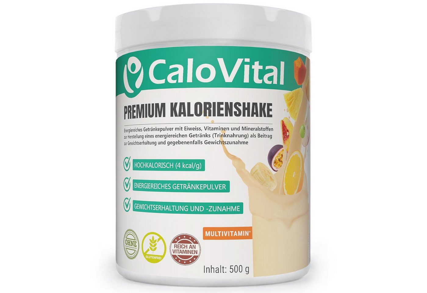 CaloVital Zunehmen hochkalorische Trinknahrung Gewichtszunahme CaloVital 500g Pulver, 1 St.