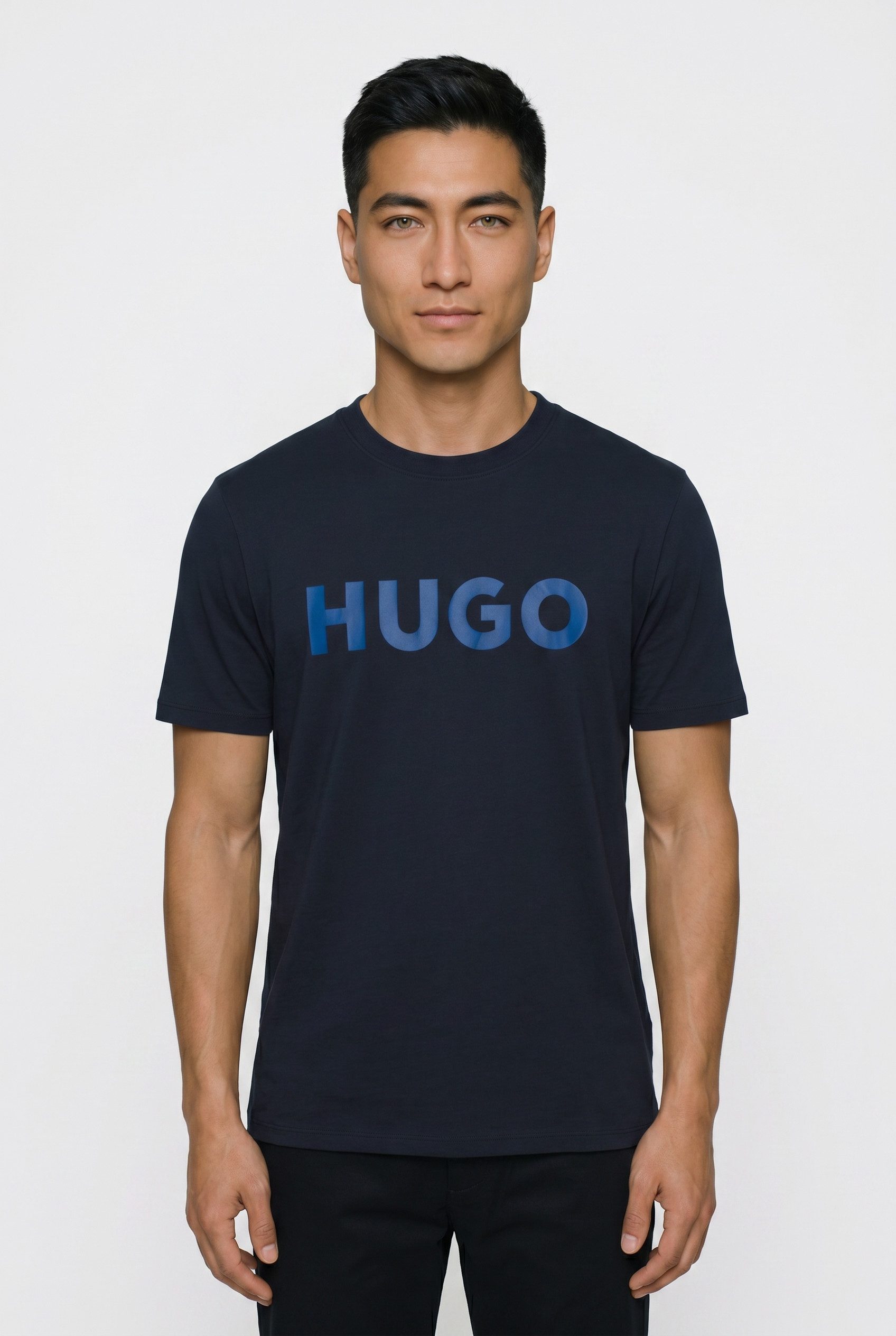 HUGO T-Shirt Dulivio Rundhalsausschnitt, Regular Fit, Must have Basic