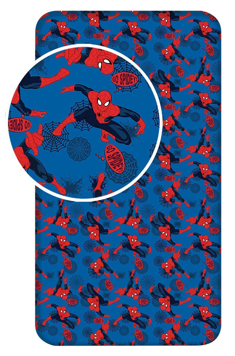 Jerry Fabrics Bettlaken Spider Man, Frottee, günstig online kaufen