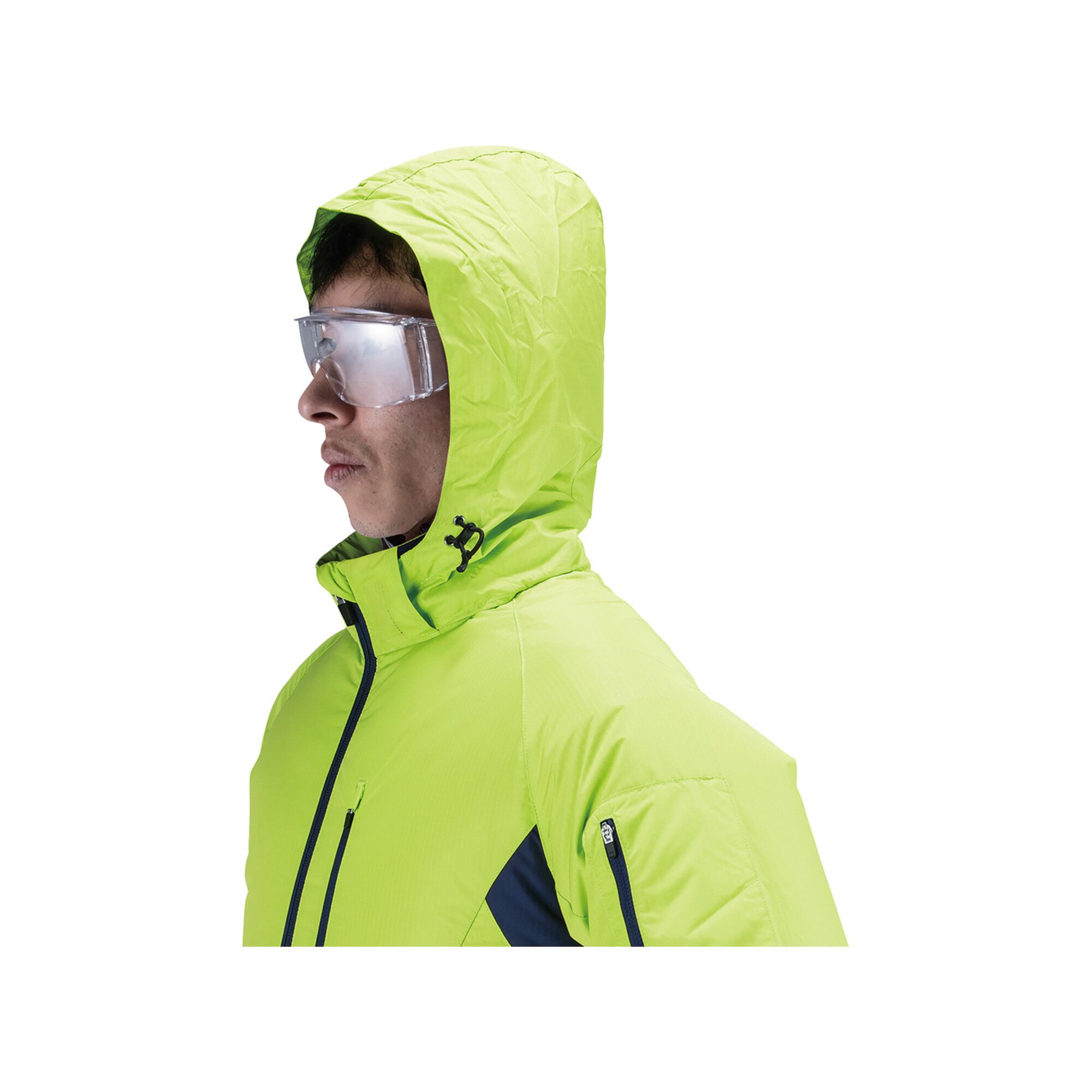 Makita Parka Makita Akku-Klimajacke, gelb Größe 2XL (DFJ212Z2XL)