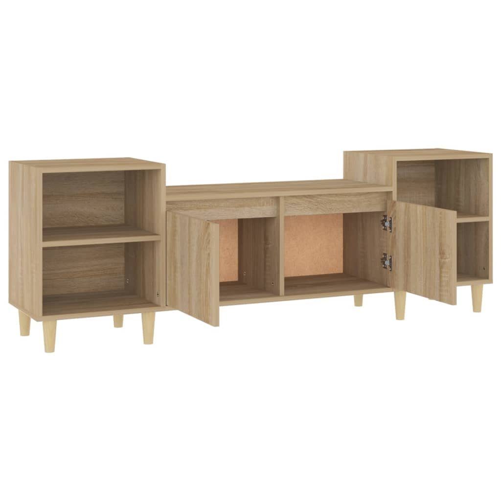 cm furnicato Sonoma-Eiche Holzwerkstoff TV-Schrank 160x35x55