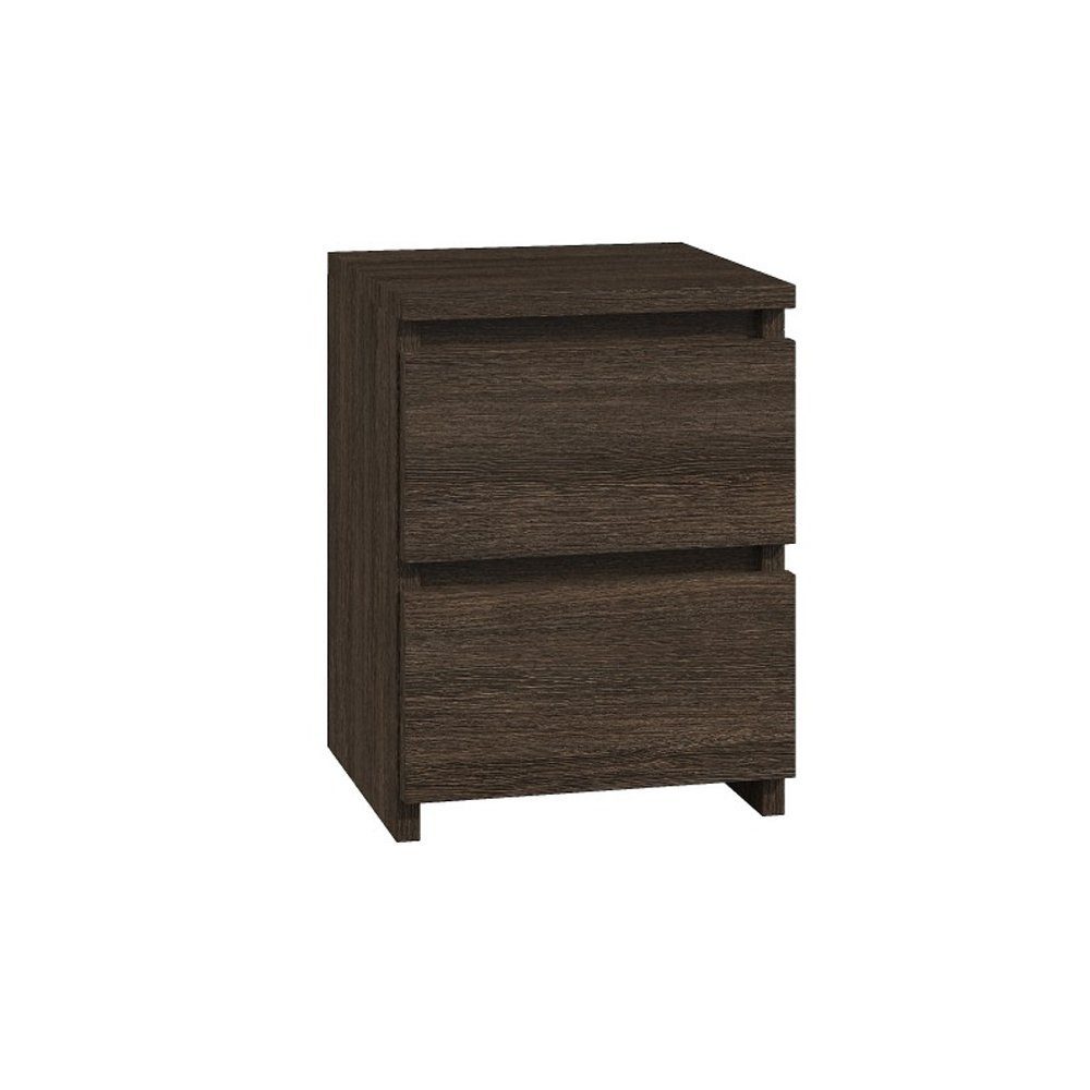 pressiode Nachttisch Kommode mit 2 Schubladen Nachttisch Sideboard Anrichte holz Wenge | Nachtkonsolen