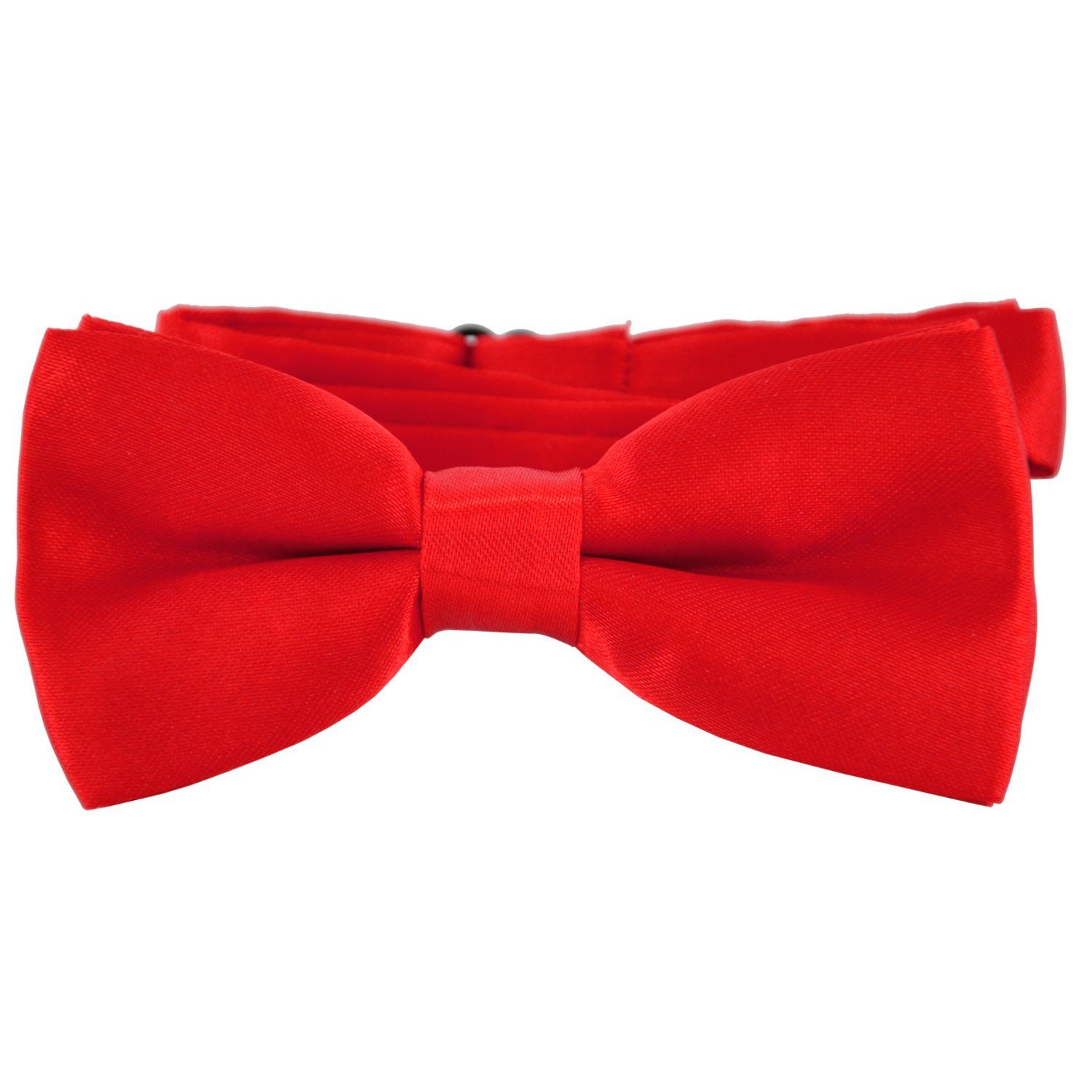 DonDon Kinderfliege DonDon Edle Kinder Jungen Fliege gebunden glänzend in Seiden Look (Packung, 1-St) bereits gebunden, verstellbar, Seidenlook