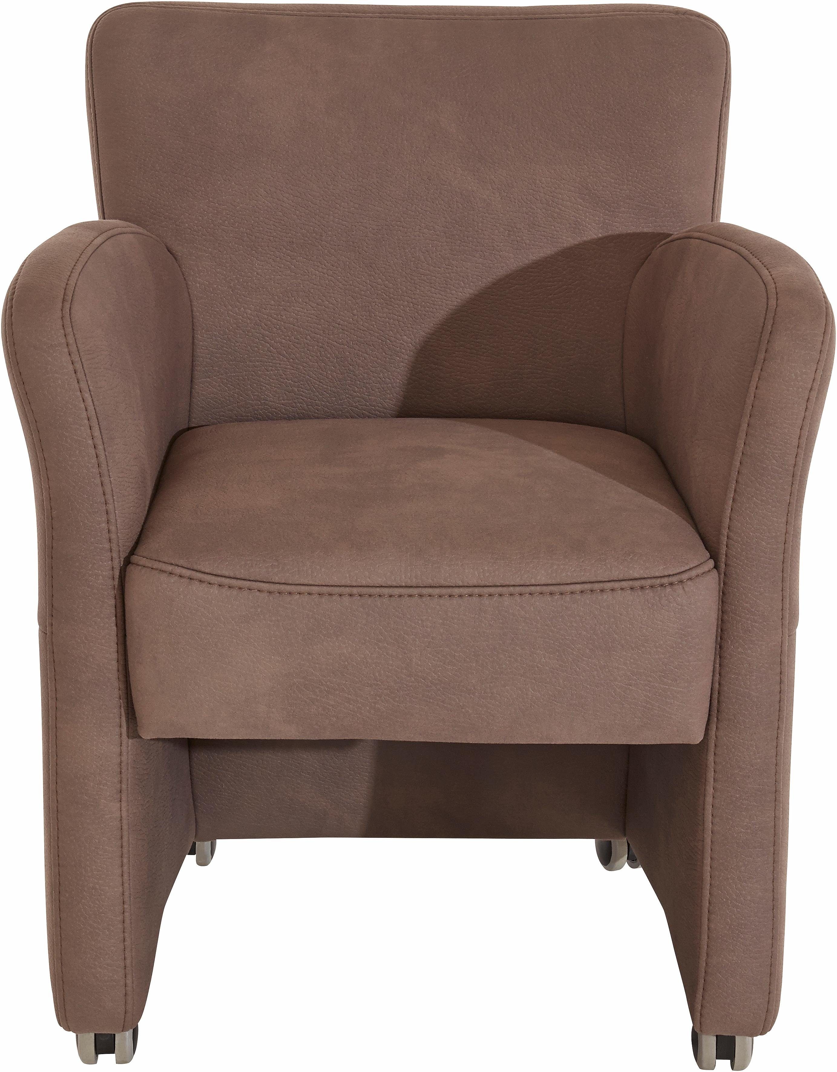 exxpo - sofa fashion Sessel Intenso, Loungesessel, modern, wahlweise in Leder oder Textil, hohe Bodenfreiheit, frei im Raum stellbar, hoher Sitzkomfort