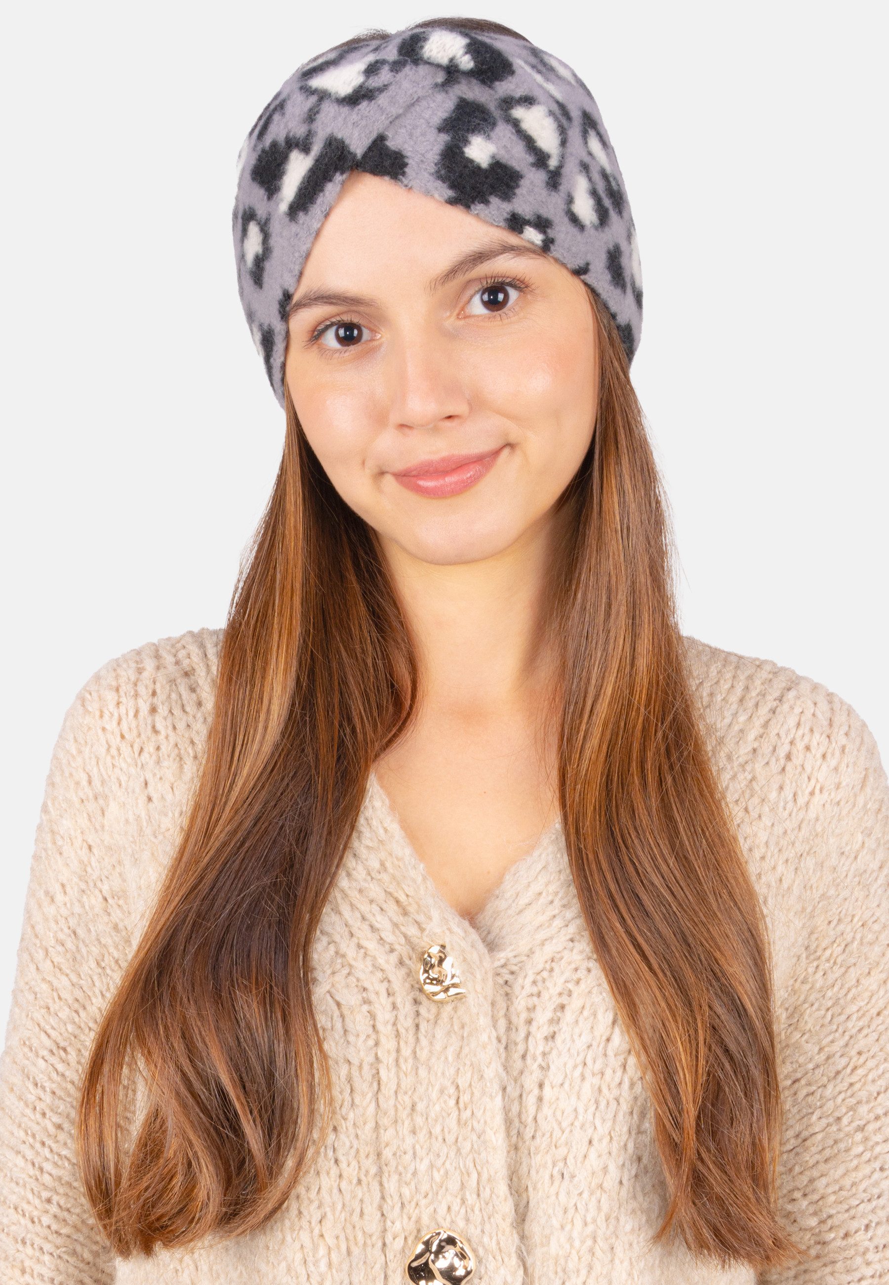 Seasons of April Stirnband TANJA Leo Stirnband für Damen, One Size, für Win günstig online kaufen