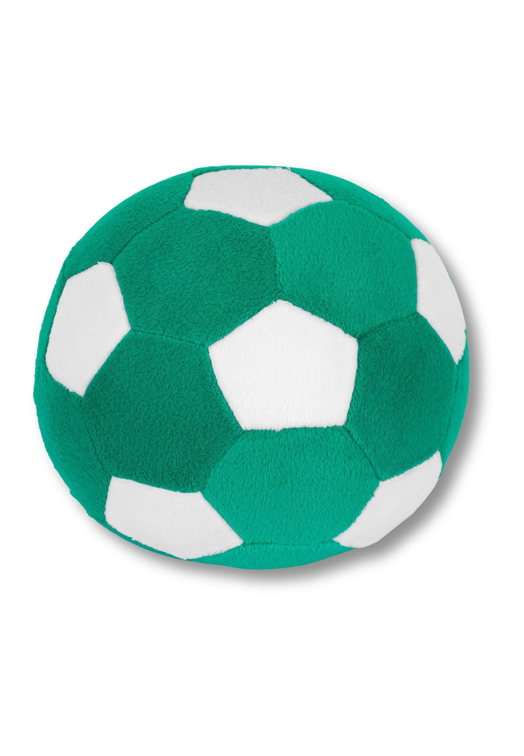 Sterntaler® Spielball Ball grün/weiß, Spielball - Baby Ball, farbig im  Fußball-Design 13 cm - Ball für Babys, Weicher Spielball mit weißen Flecken  und eingesetzter Rassel - Regt Babys zu den ersten Spielbewegungen an