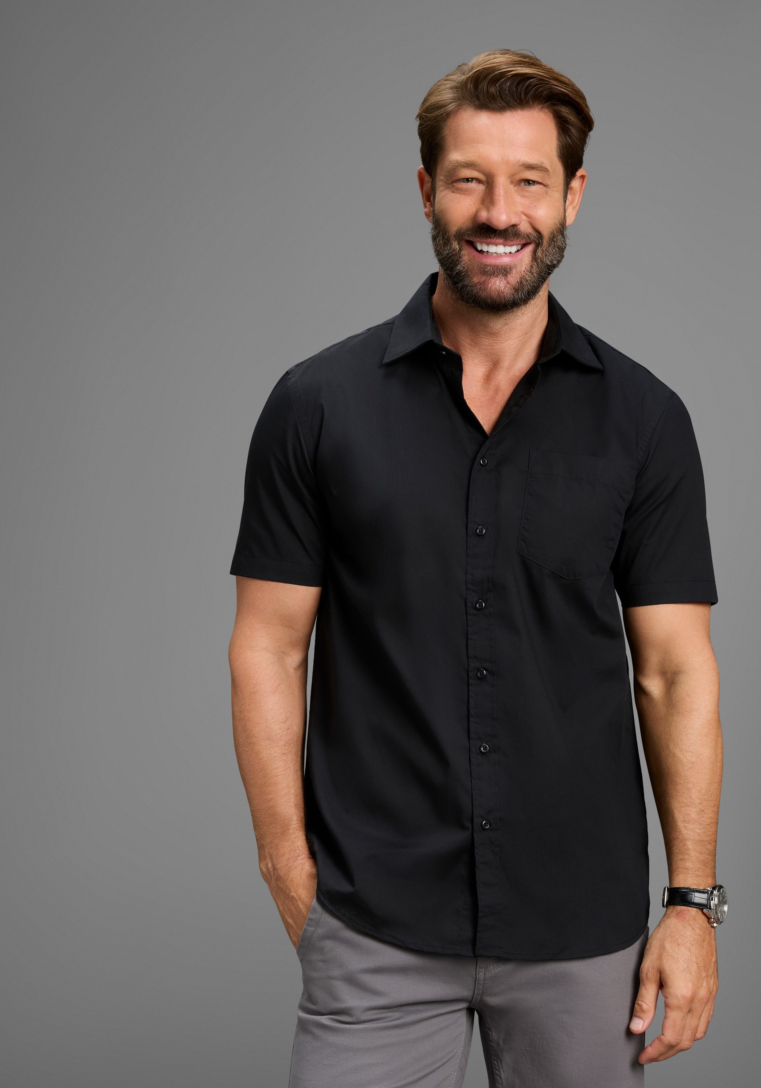 Man's World Kurzarmhemd Kurzarm