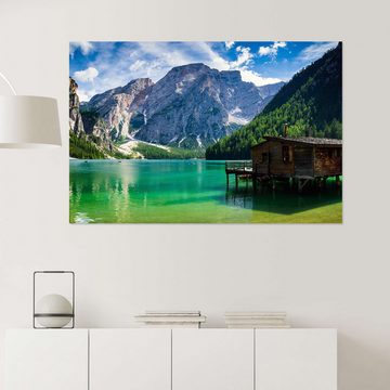 Posterlounge Wandfolie Reiner Würz, Am Pragser Wildsee Lago di Braies, Fotografie