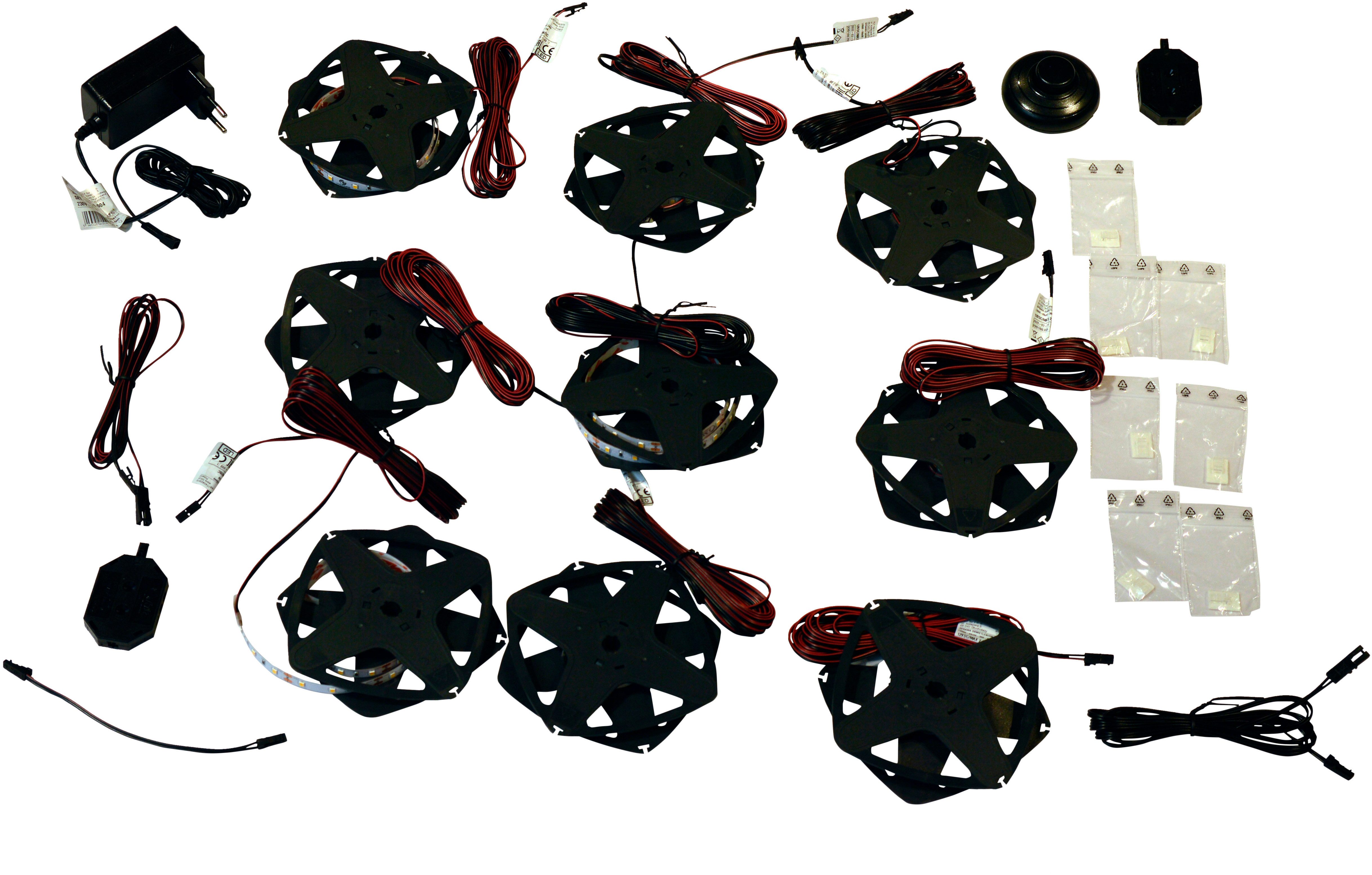 set one by Musterring LED Einbauleuchte York, Set 9-teilig, Warmlicht oder Kaltlicht, für Type 203 York Office