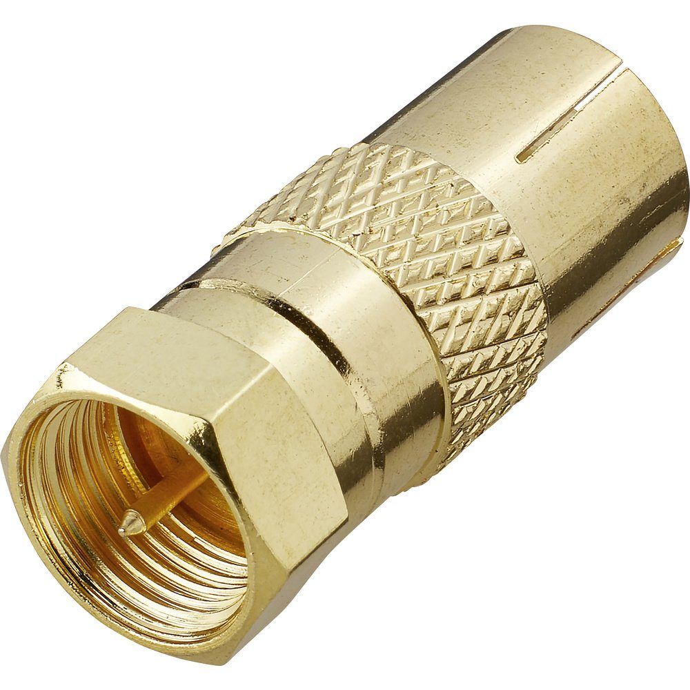 Renkforce Renkforce RF-4196982 F-Koax-Adapter vergoldet Anschlüsse: F-Stecker, K SAT-Kabel
