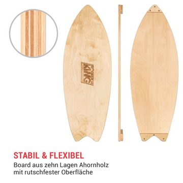 BoarderKING Gleichgewichtstrainer Indoorboard Wave