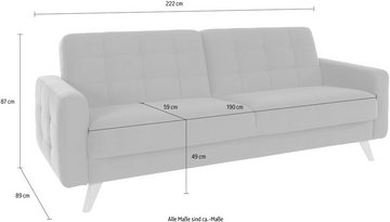 exxpo - sofa fashion 3-Sitzer Nappa